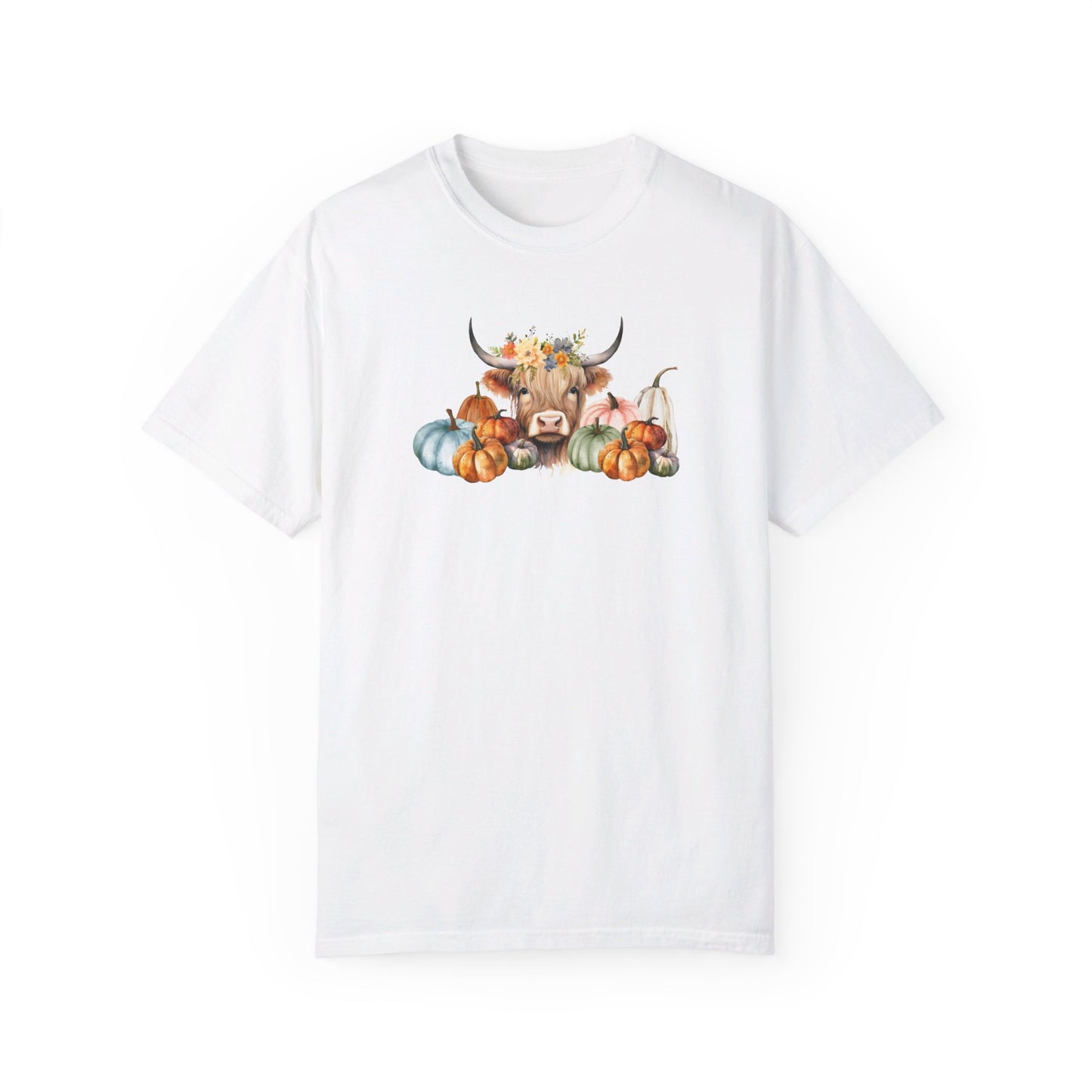 Highland Cow Pumpkin T-Shirt