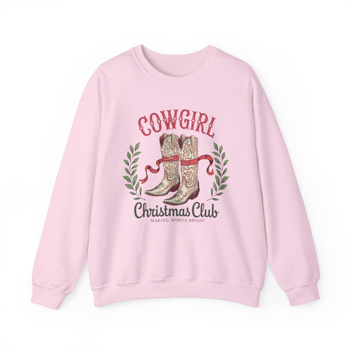 Cowgirl Christmas Club Crewneck Sweatshirt