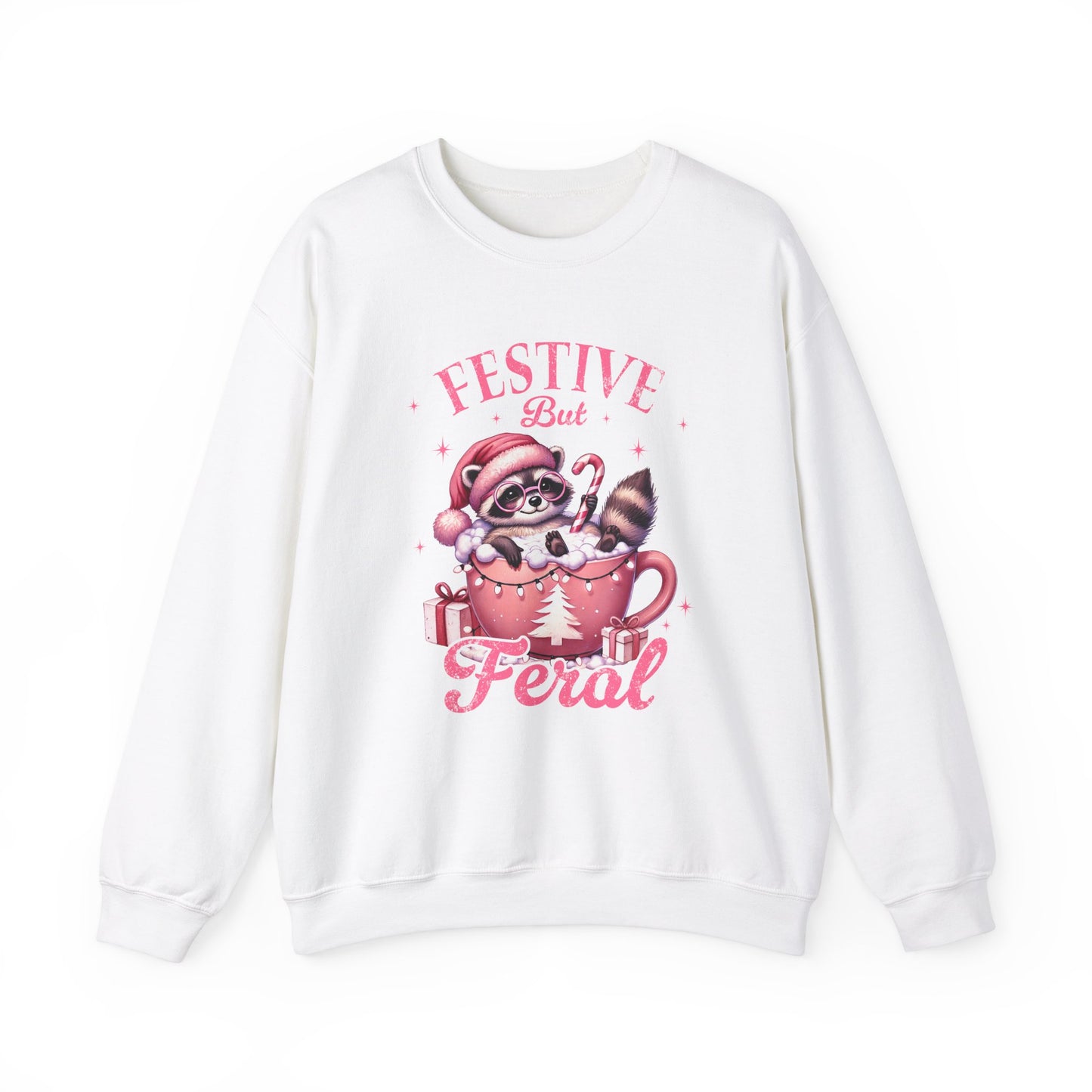 Festive But Feral Crewneck Sweatshirt