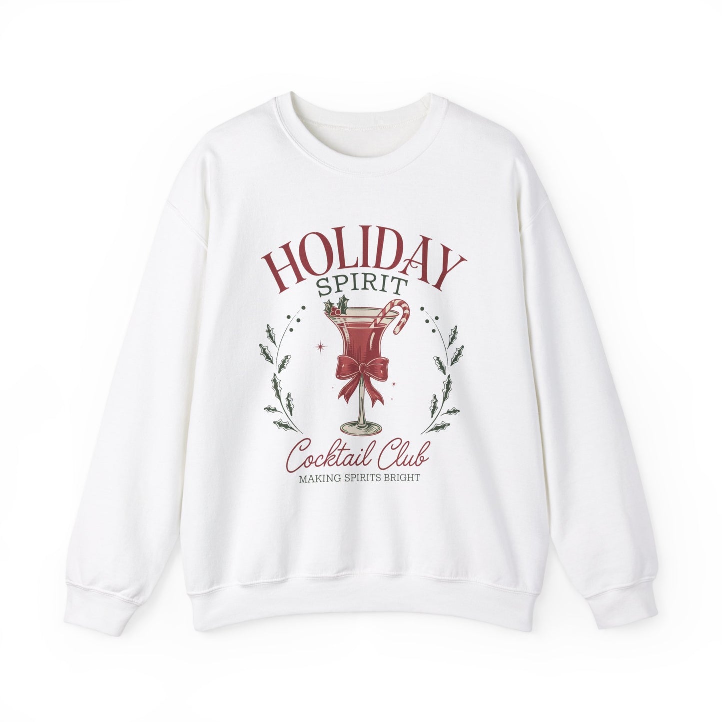 Holiday Spirit Cocktail Club Crewneck Sweatshirt