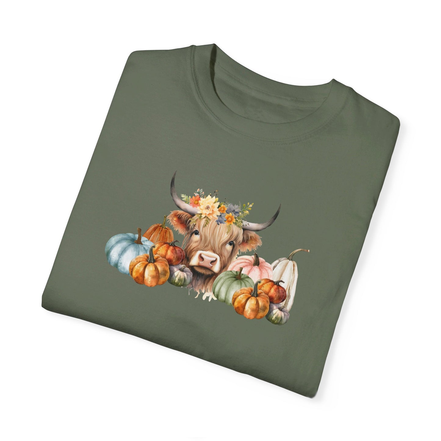 Highland Cow Pumpkin T-Shirt