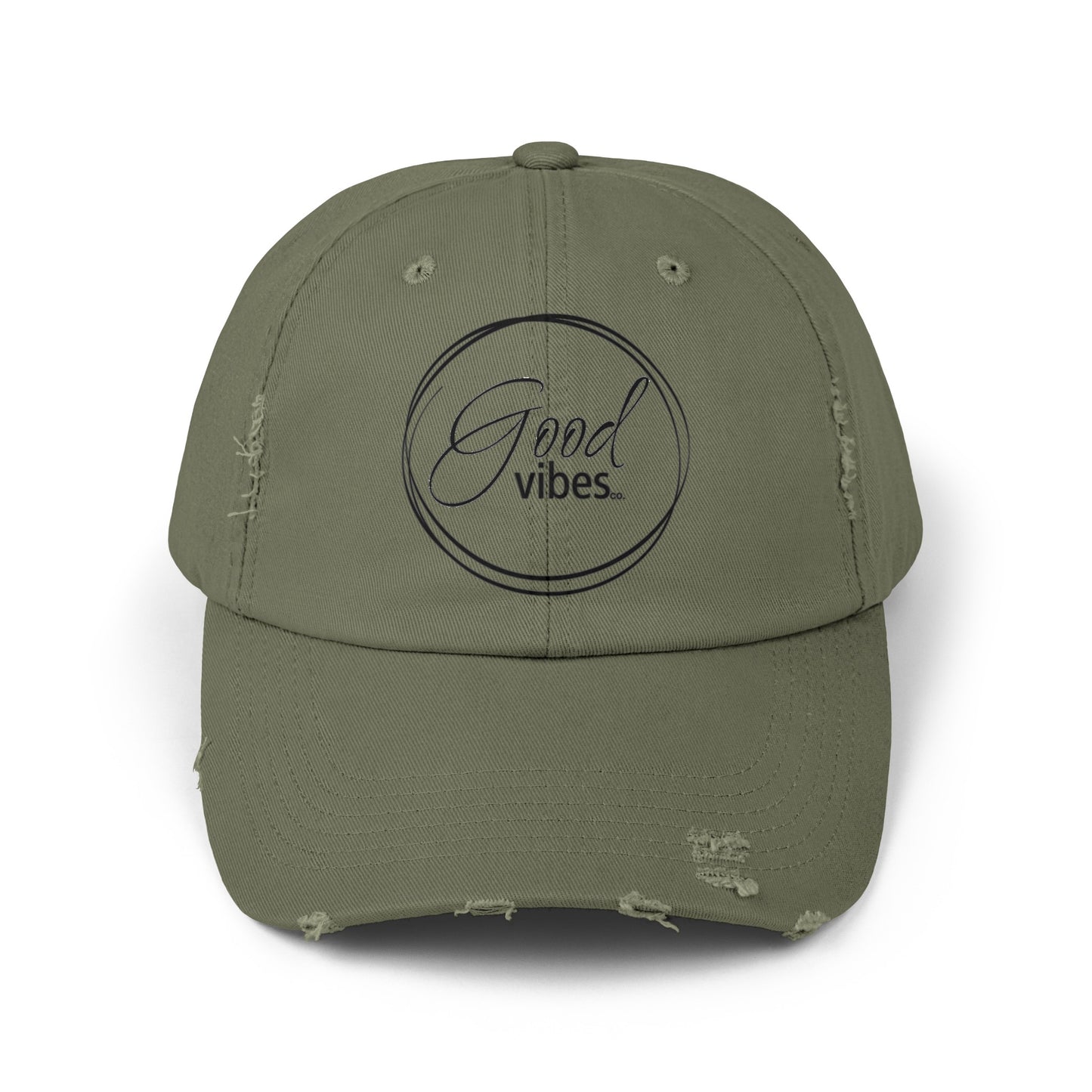 Good Vibes LOGO Distressed Hat