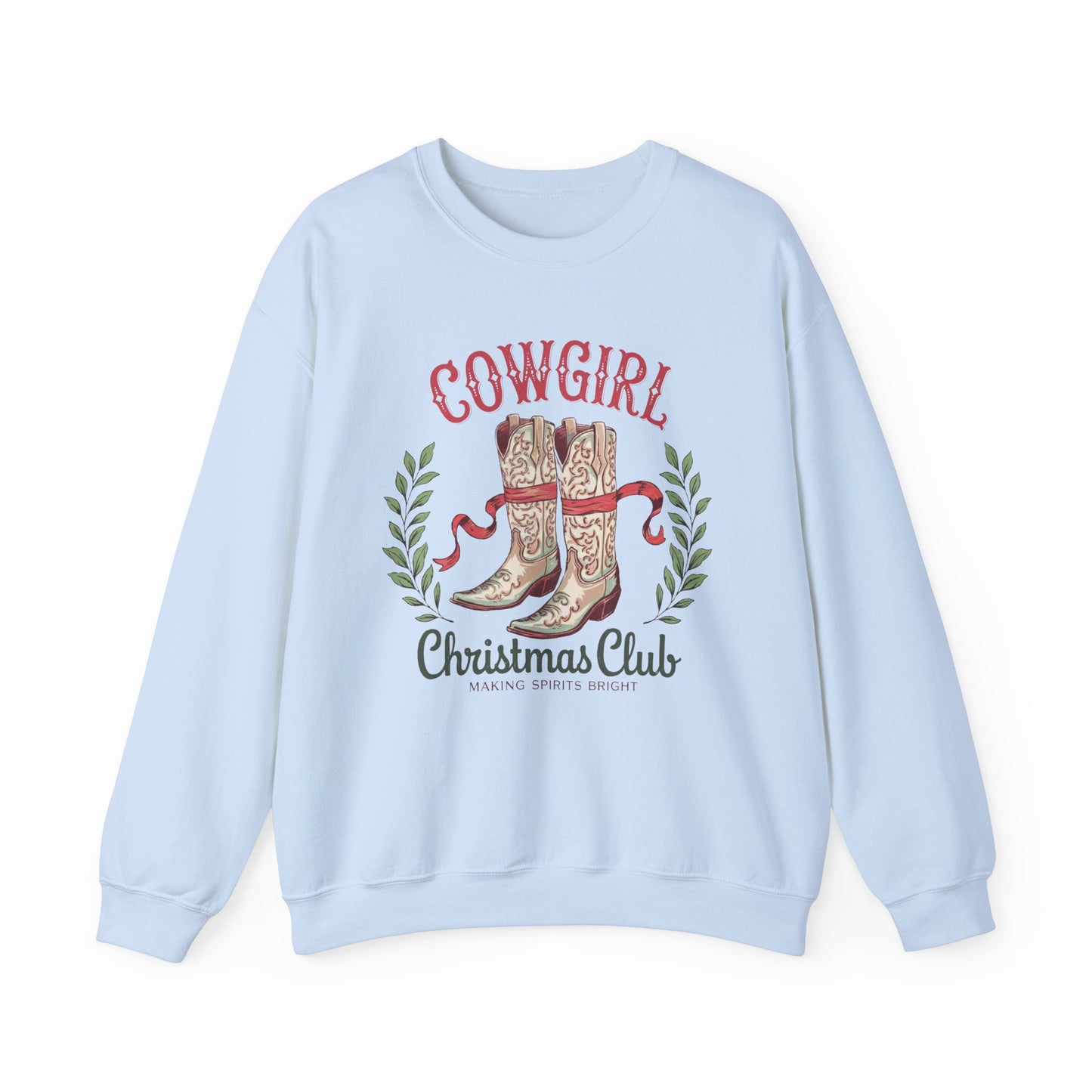 Cowgirl Christmas Club Crewneck Sweatshirt