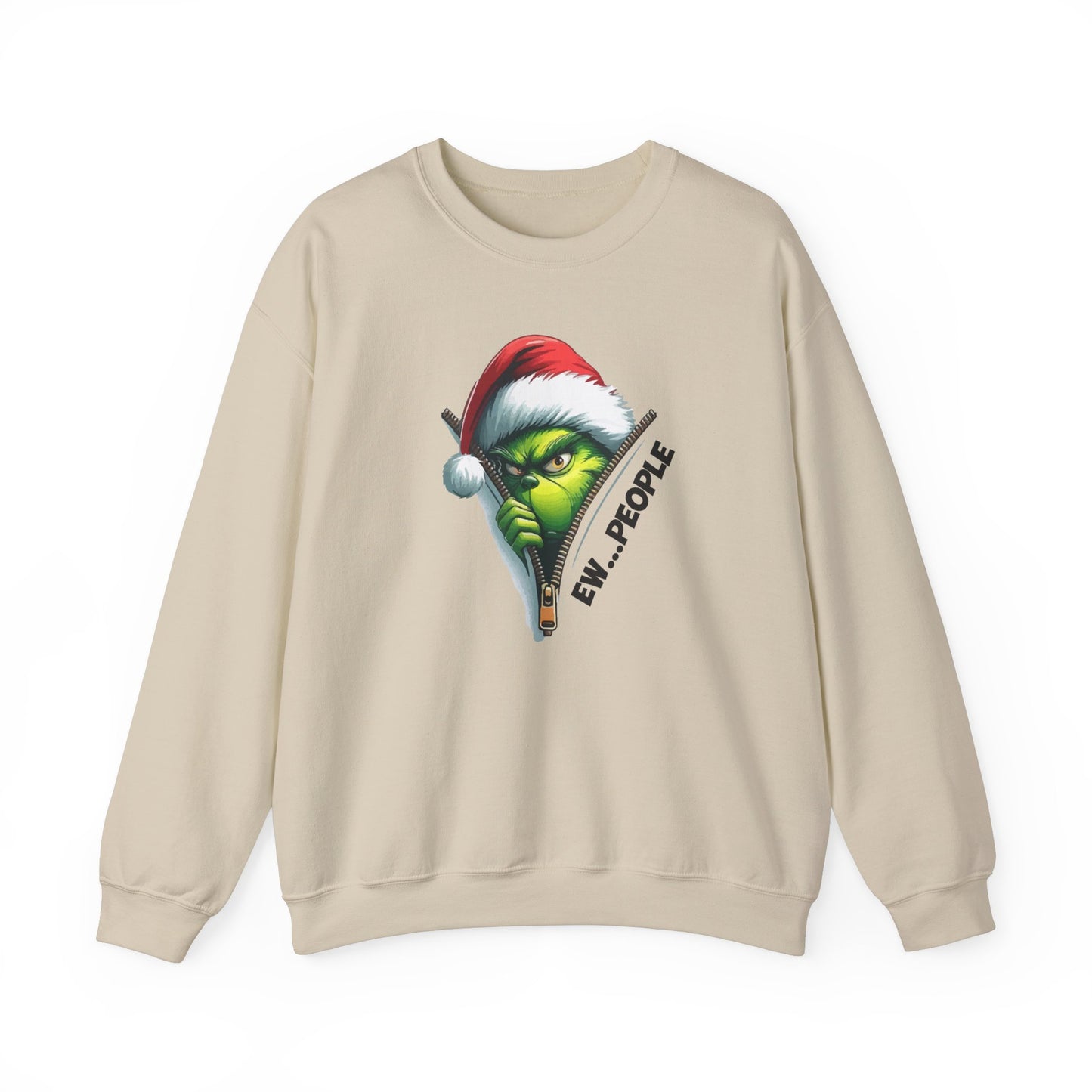 Grinch Ew..People Crewneck Sweatshirt