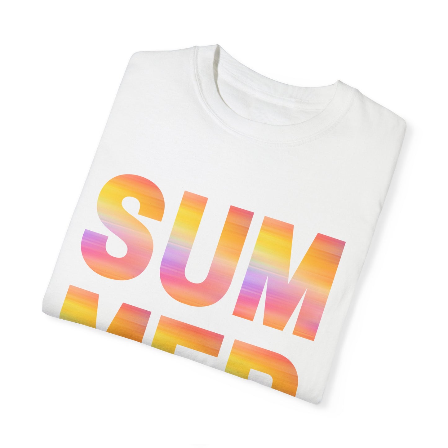 Summer Ombre Letters T-Shirt