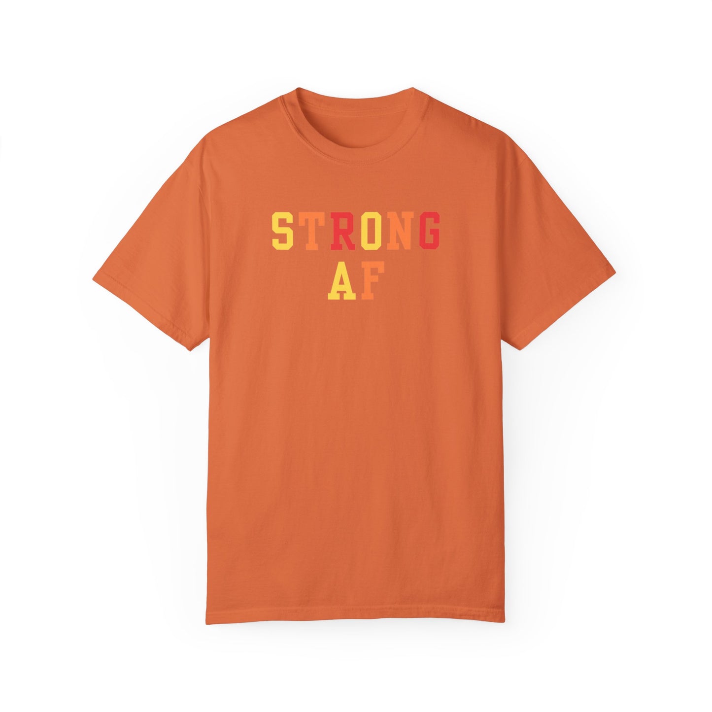 Strong AF T-Shirt (Red/Orange)