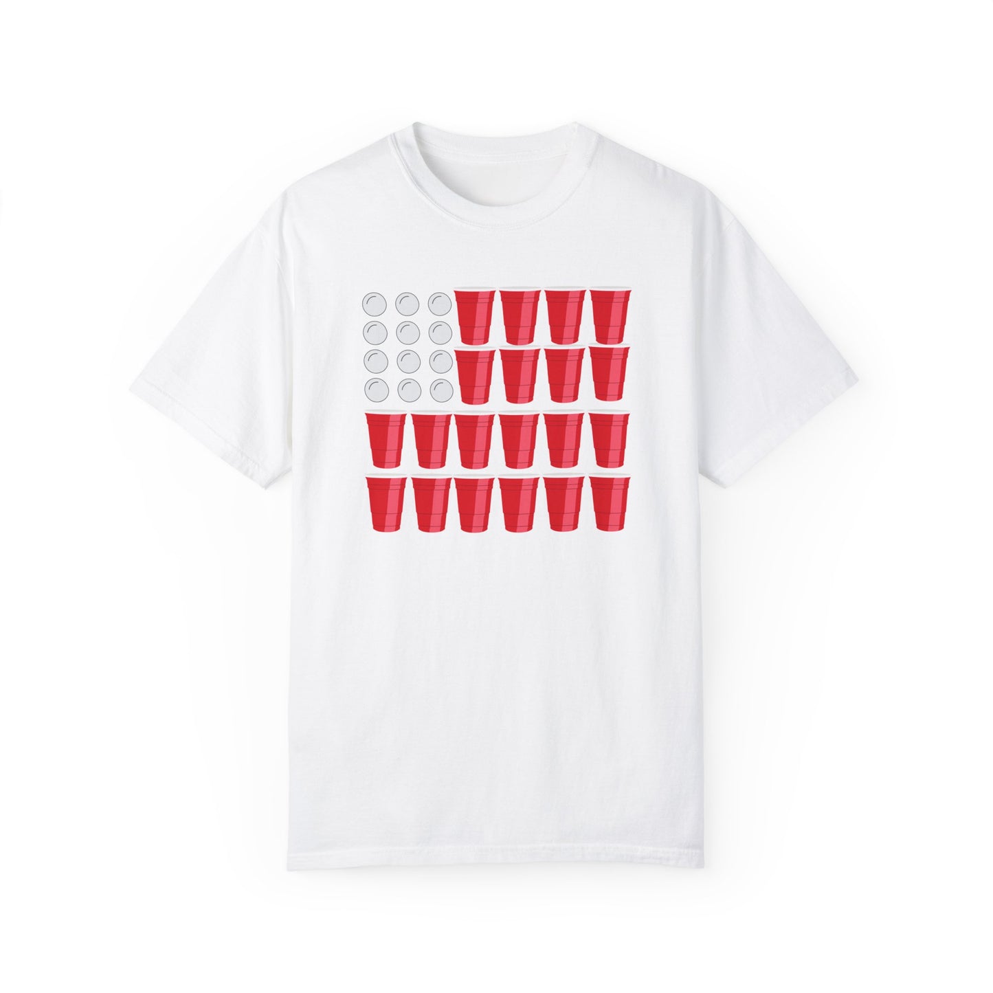 Beer Pong Flag T-Shirt