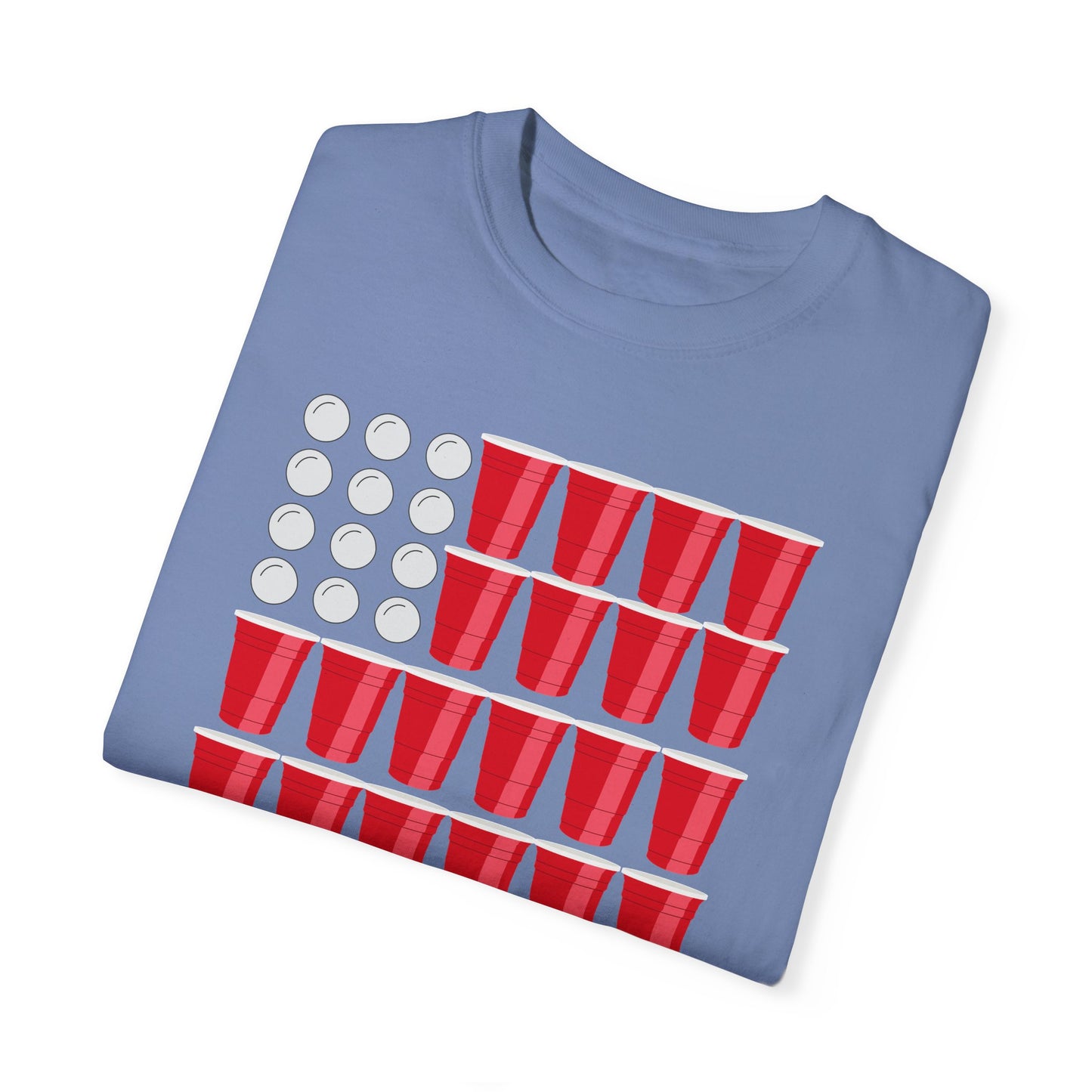 Beer Pong Flag T-Shirt