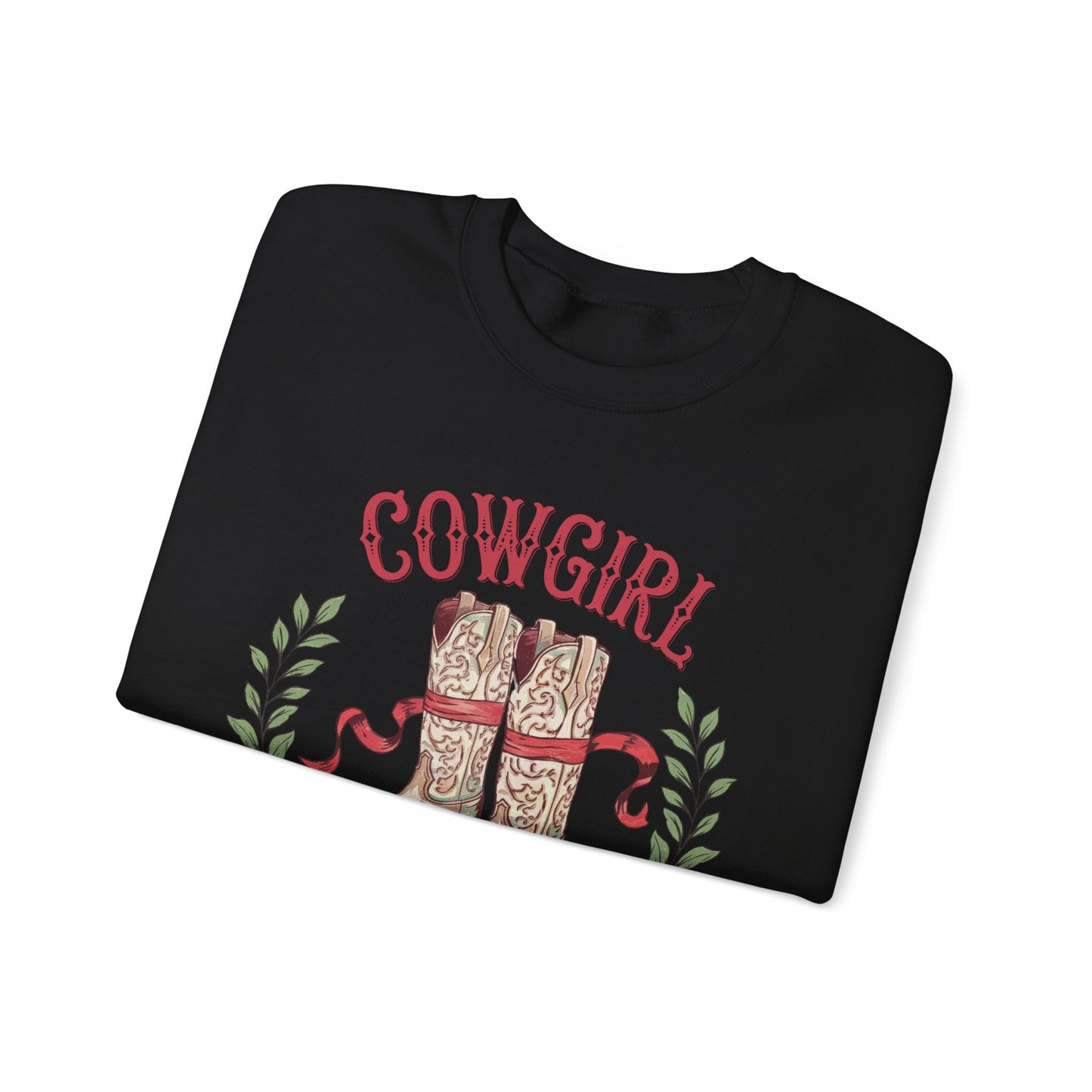 Cowgirl Christmas Club Crewneck Sweatshirt