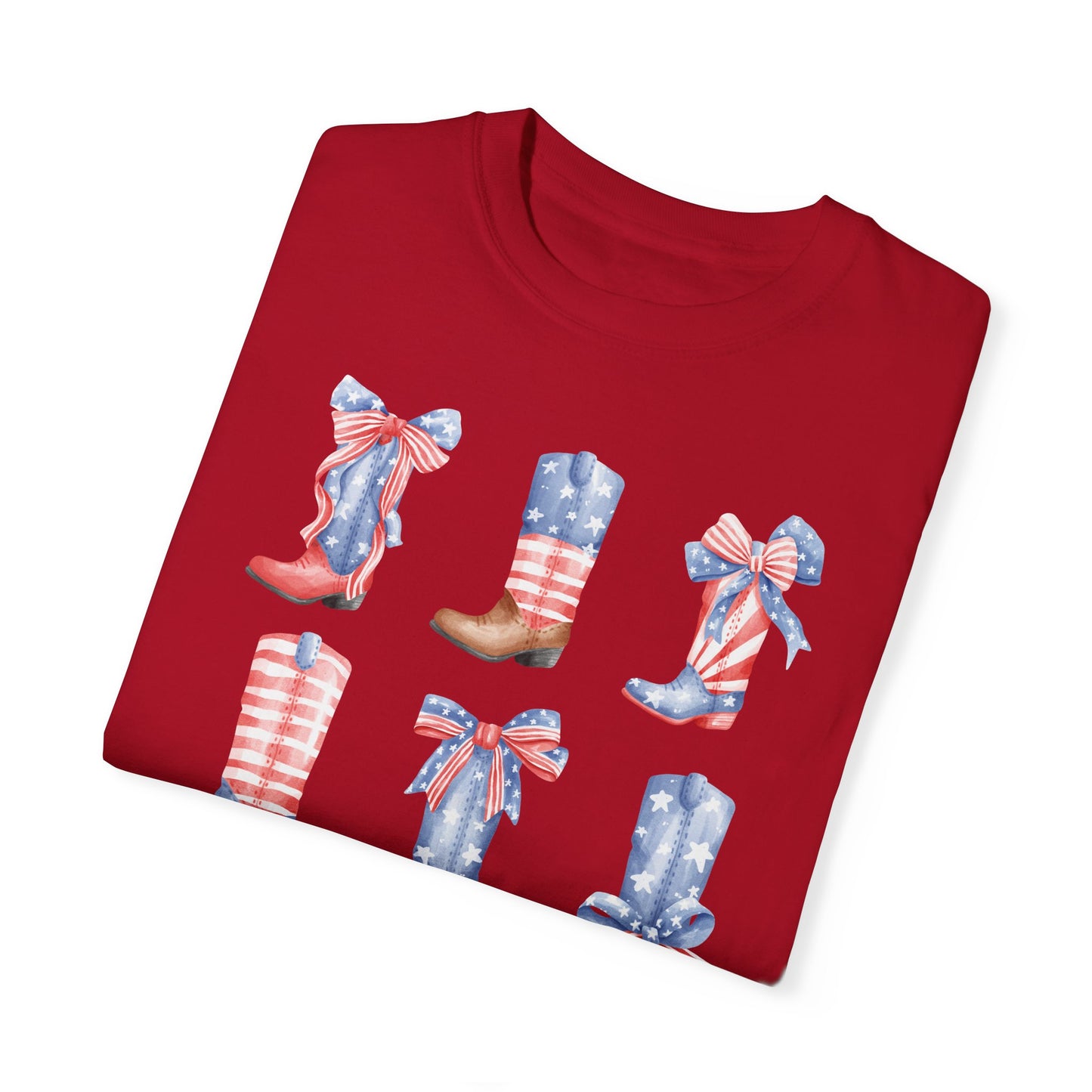 Patriotic Cowboy Boots T-Shirt