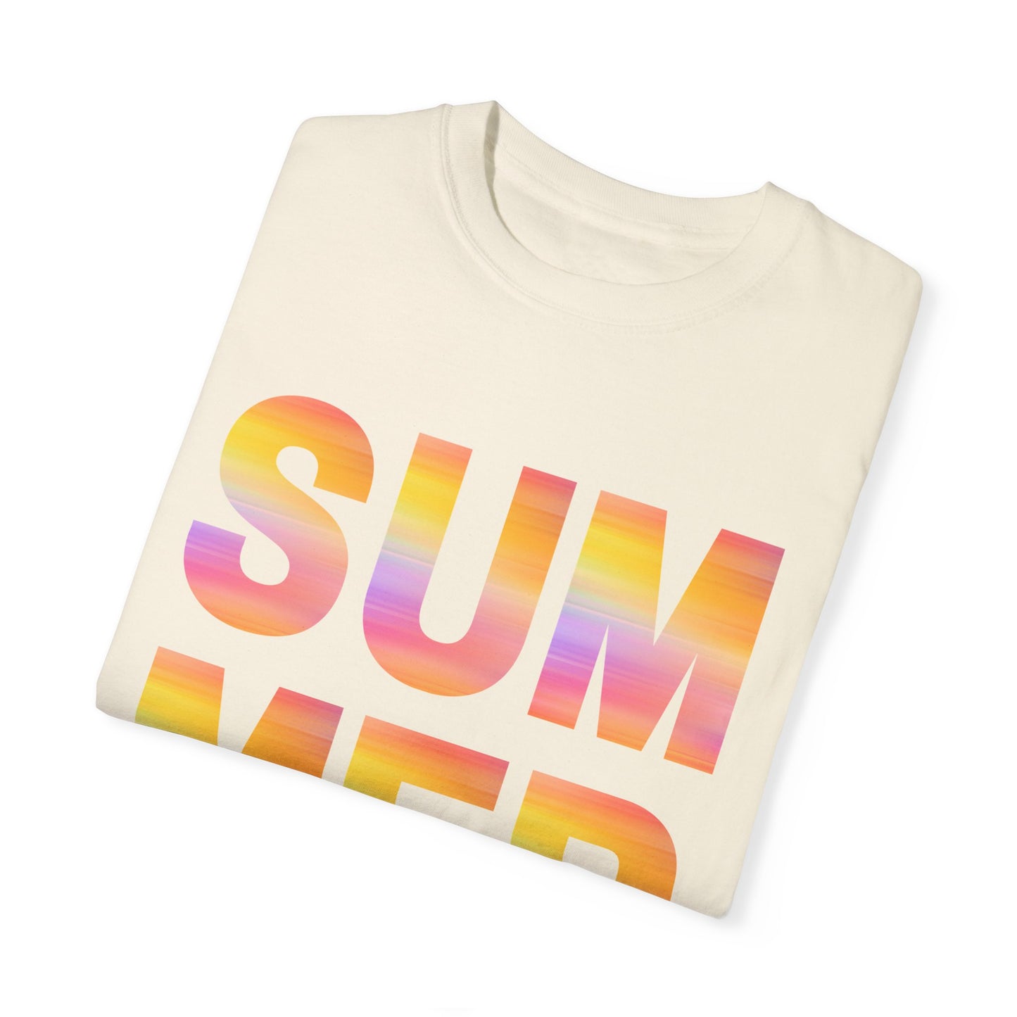 Summer Ombre Letters T-Shirt