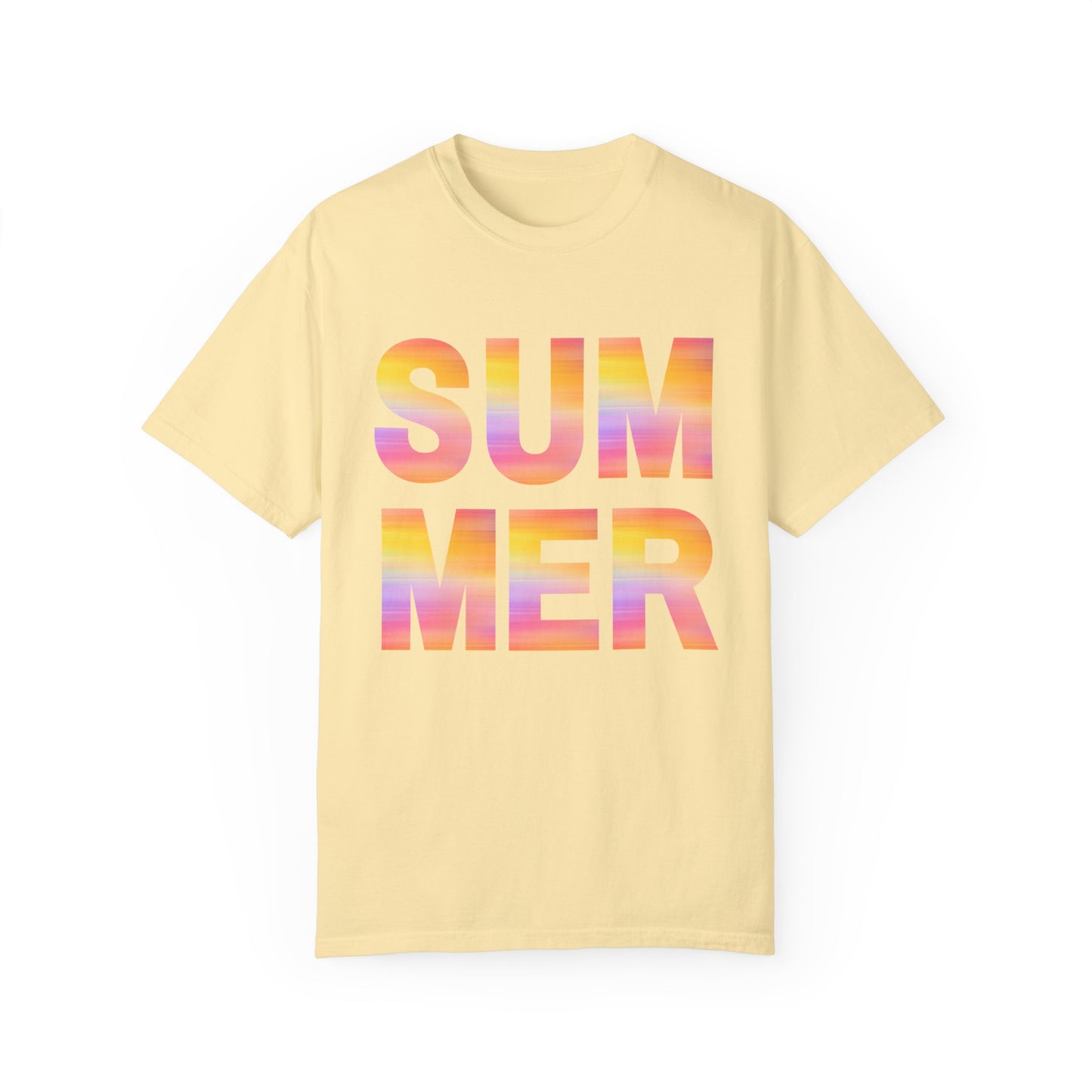 Summer Ombre Letters T-Shirt