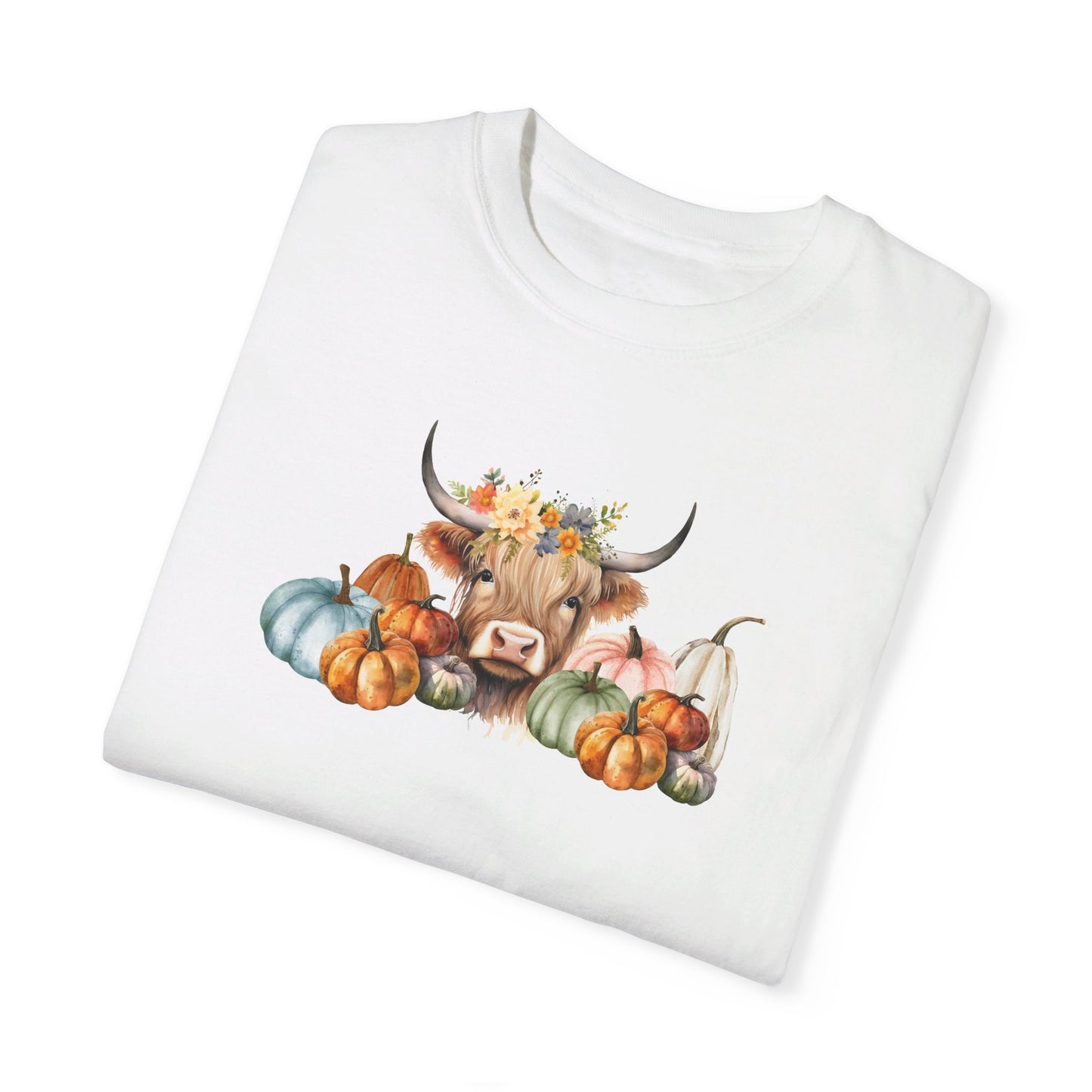 Highland Cow Pumpkin T-Shirt