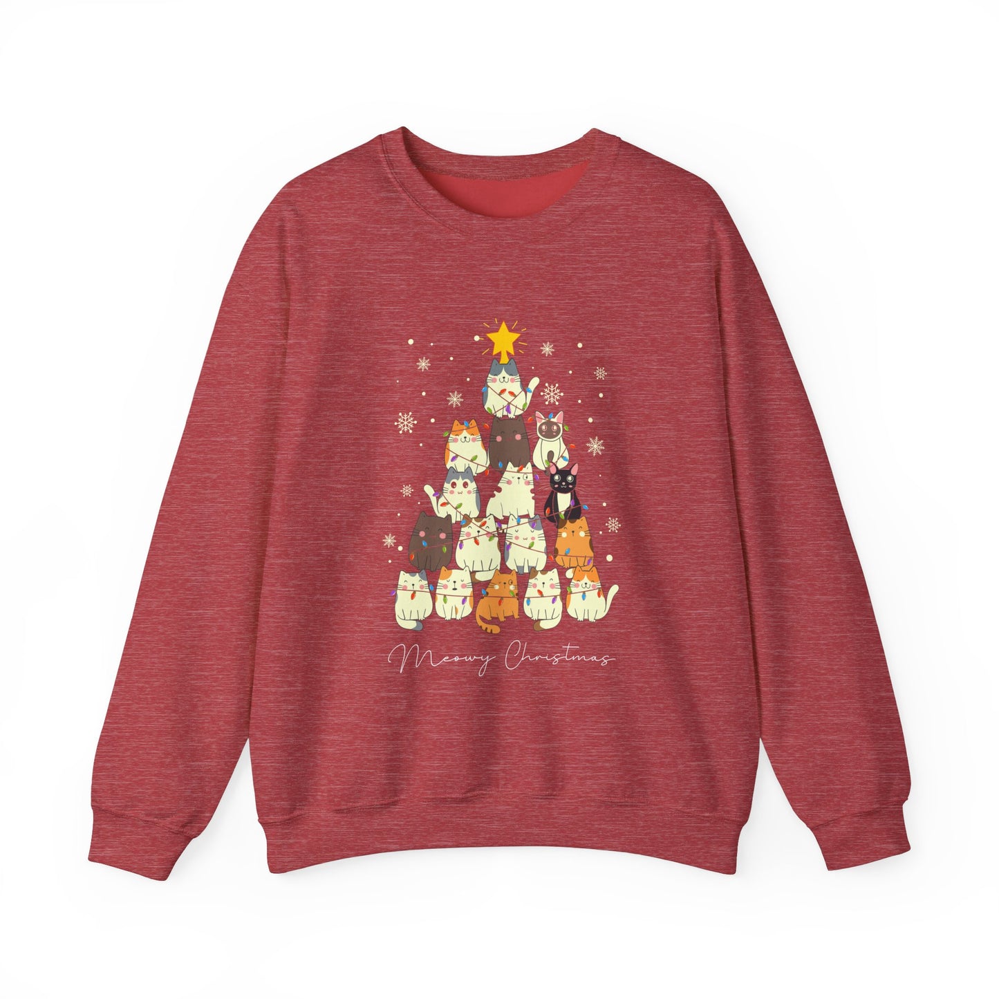 Meowy Christmas Crewneck Sweatshirt