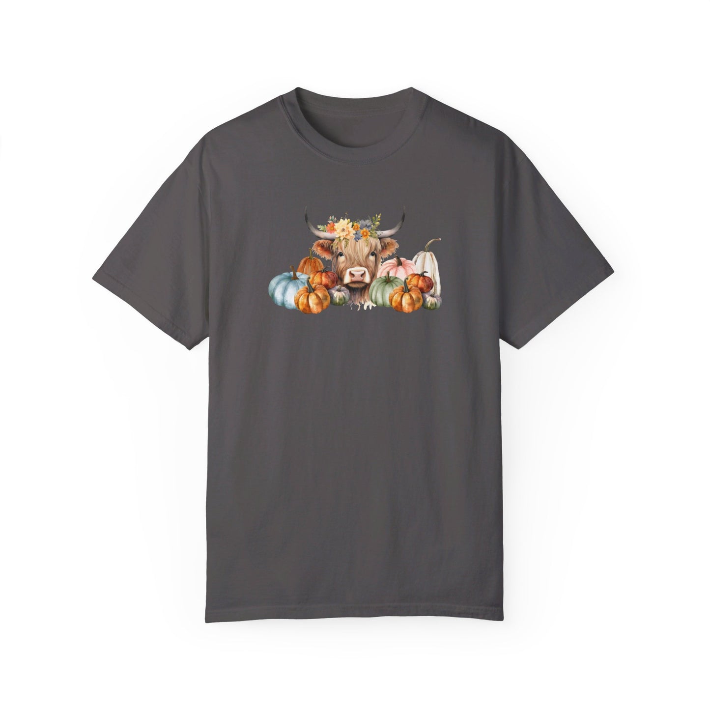 Highland Cow Pumpkin T-Shirt