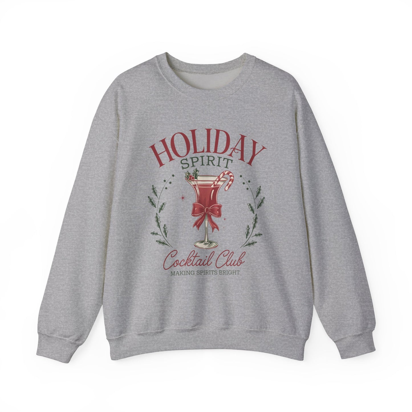 Holiday Spirit Cocktail Club Crewneck Sweatshirt