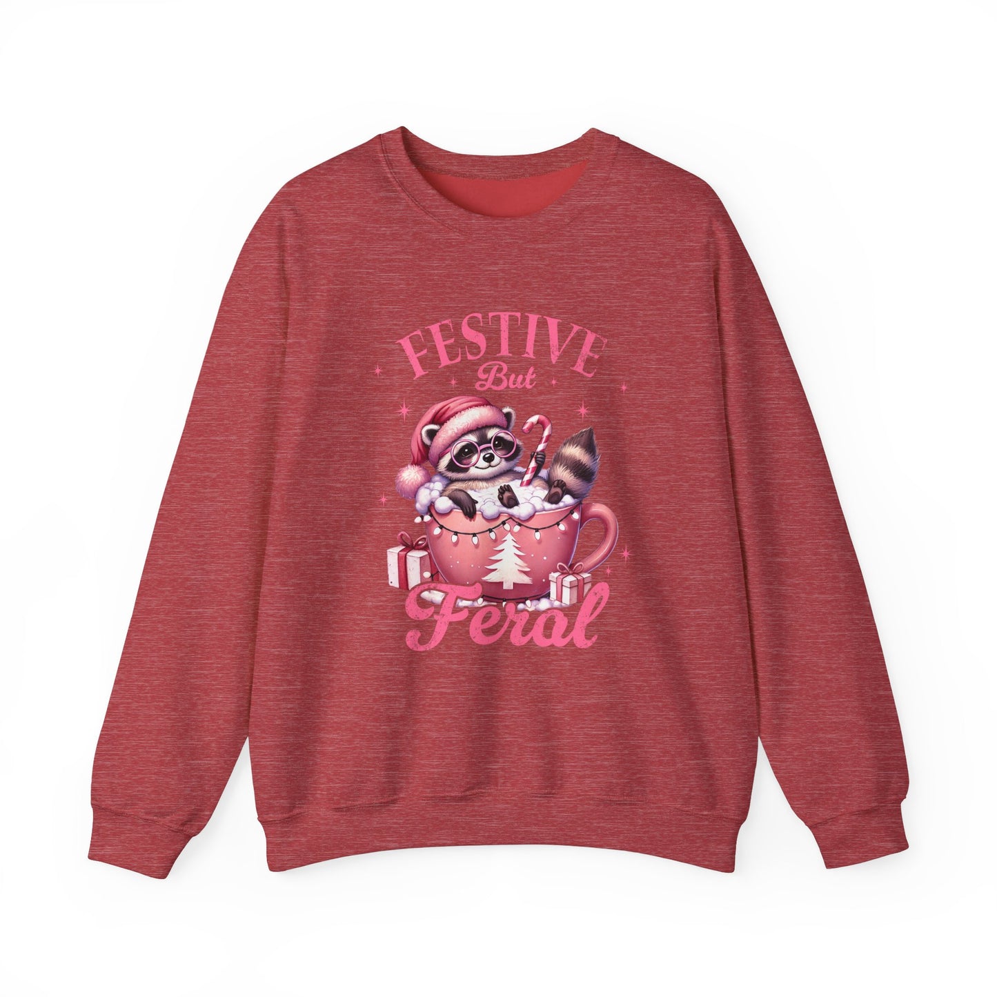 Festive But Feral Crewneck Sweatshirt