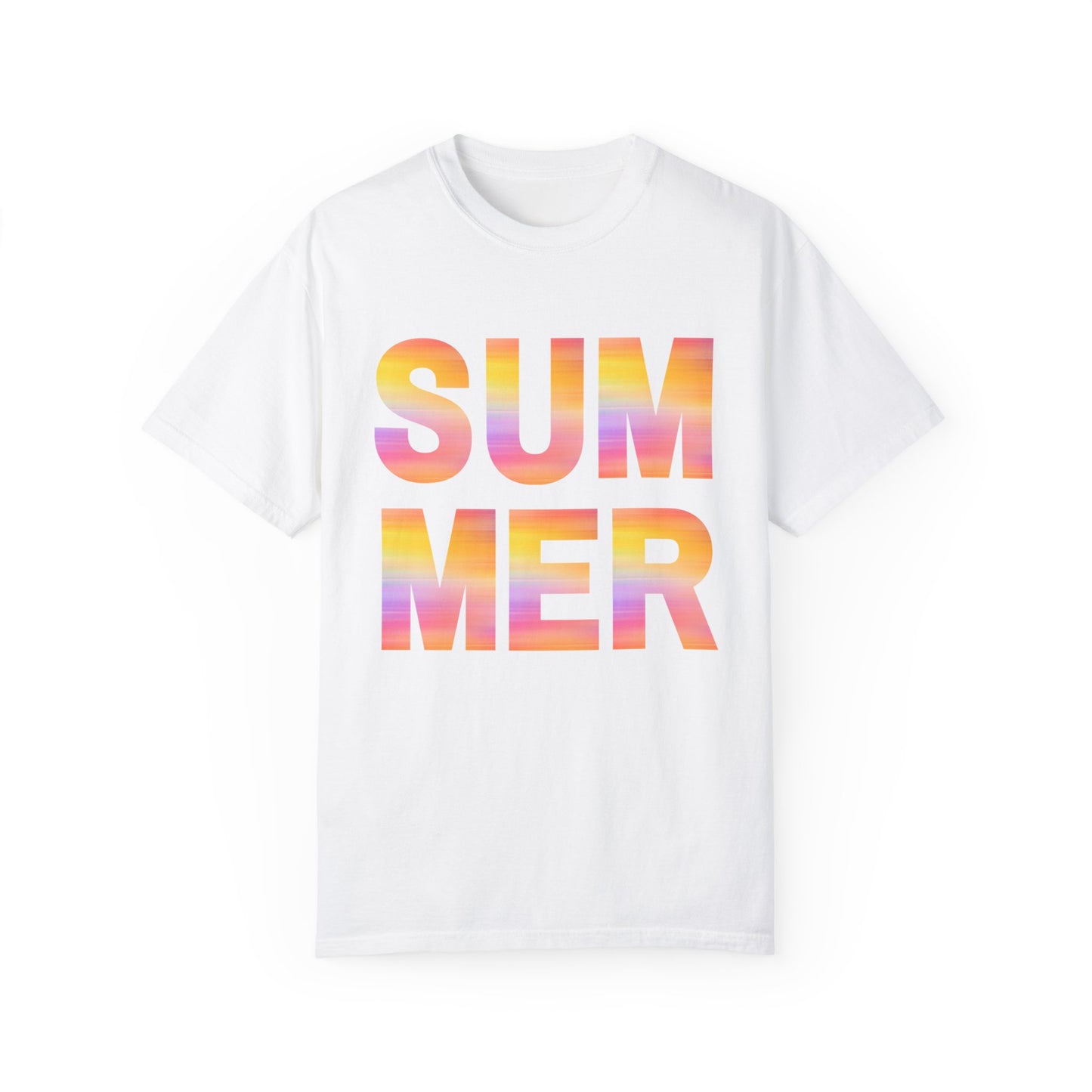 Summer Ombre Letters T-Shirt