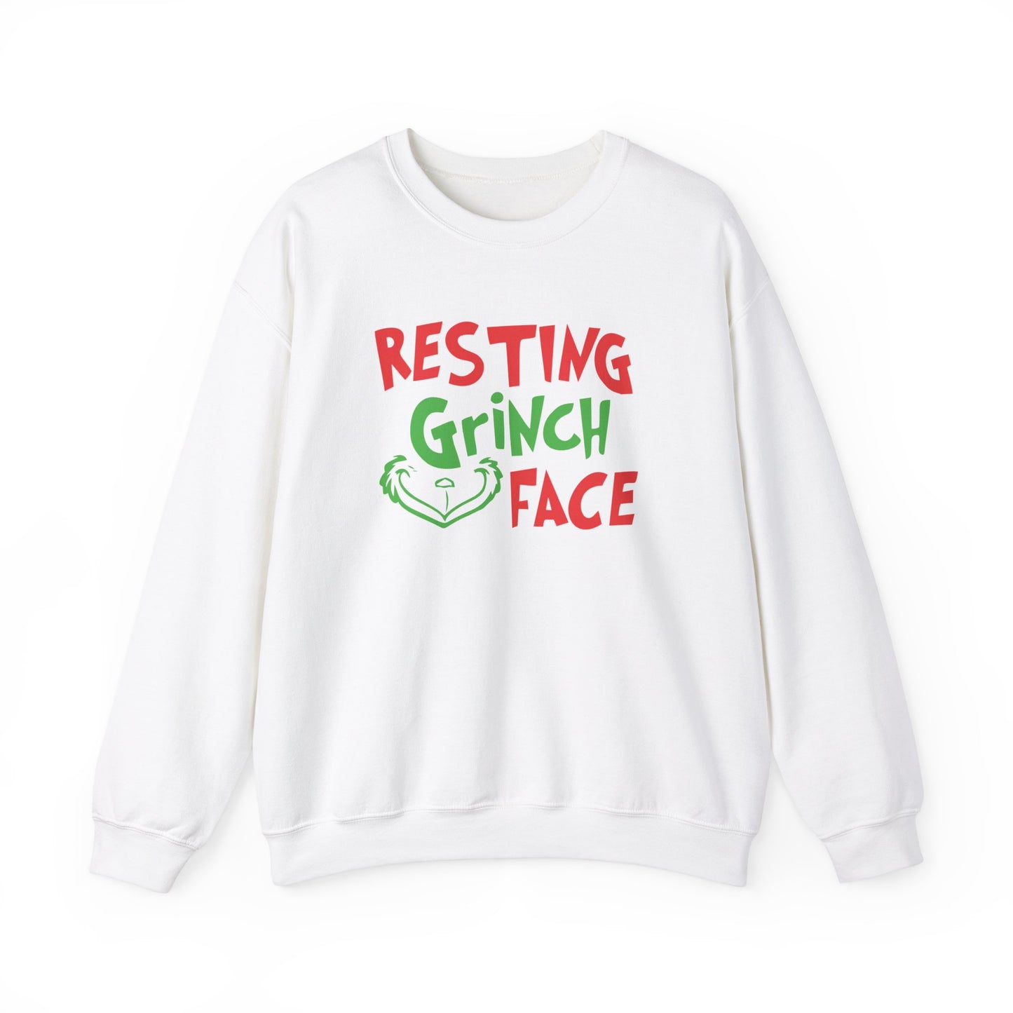 Resting Grinch Face Crewneck Sweatshirt