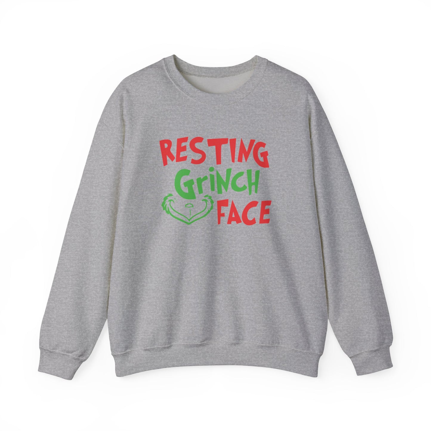 Resting Grinch Face Crewneck Sweatshirt