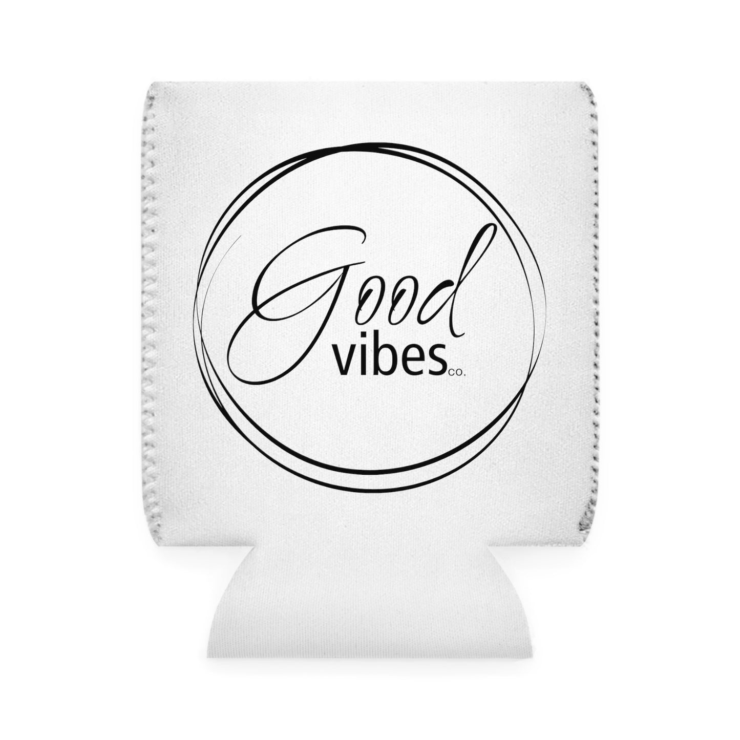 Good Vibes Koozie - White