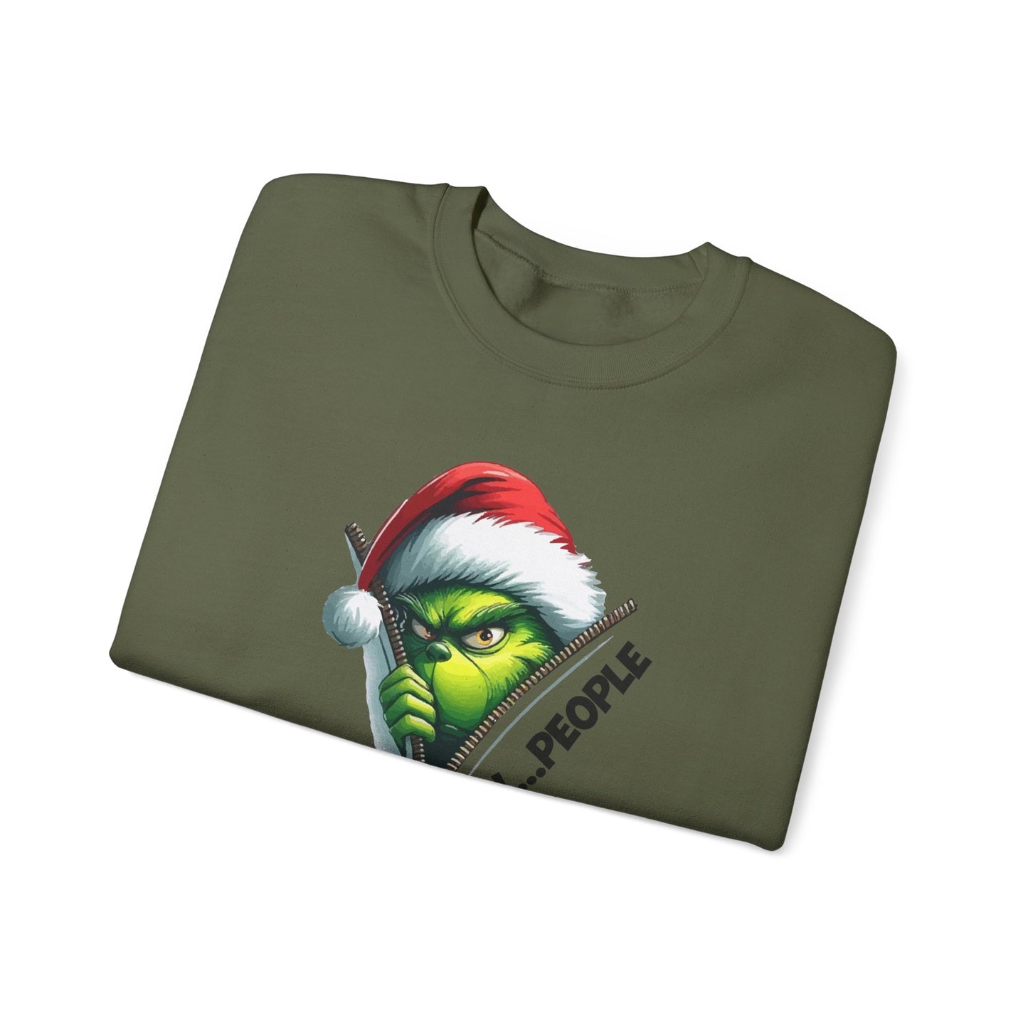 Grinch Ew..People Crewneck Sweatshirt