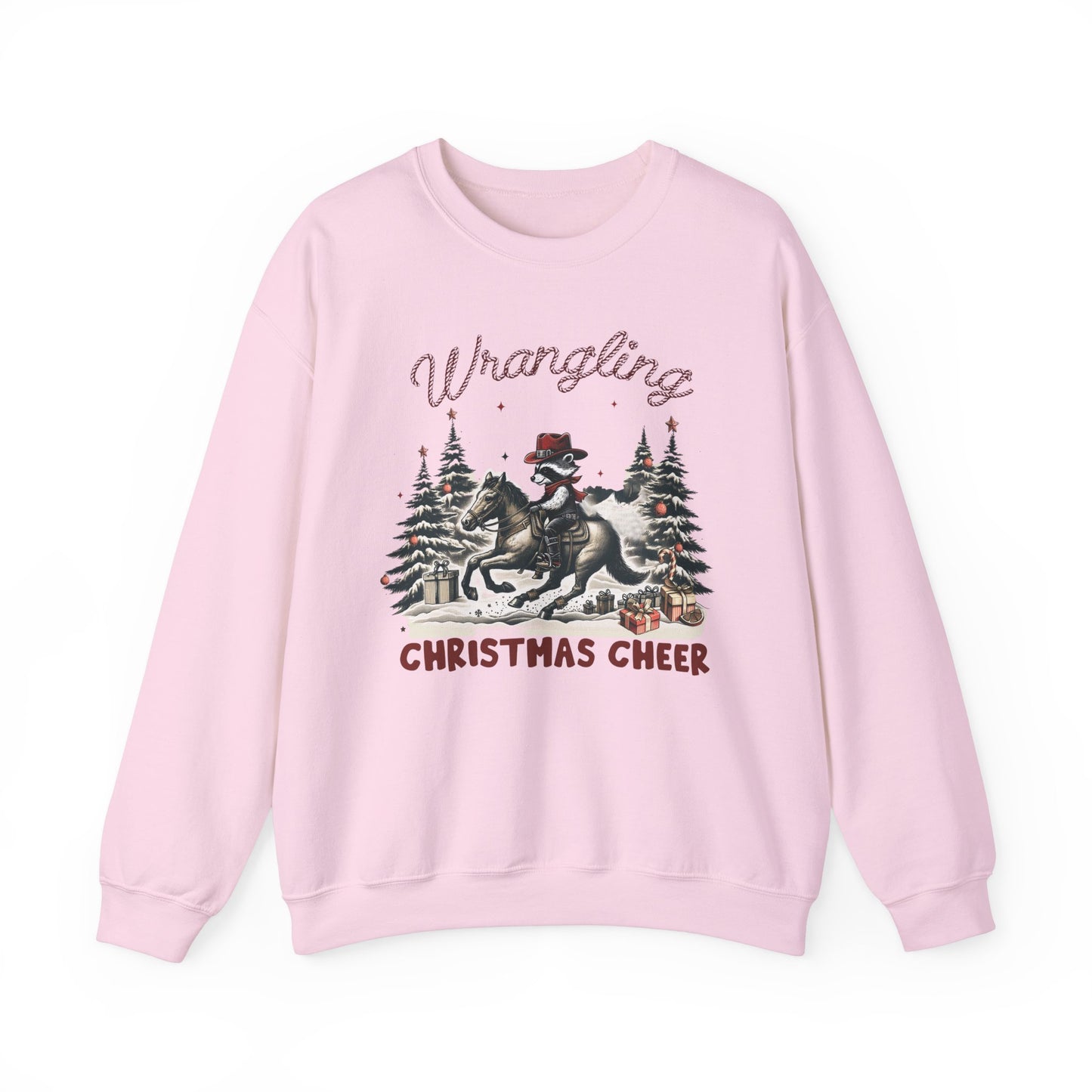 Wrangling Christmas Cheer Crewneck Sweatshirt