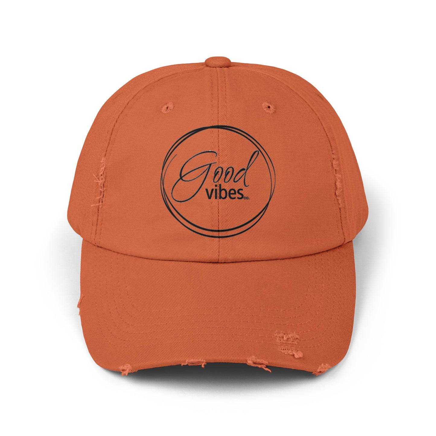 Good Vibes LOGO Distressed Hat