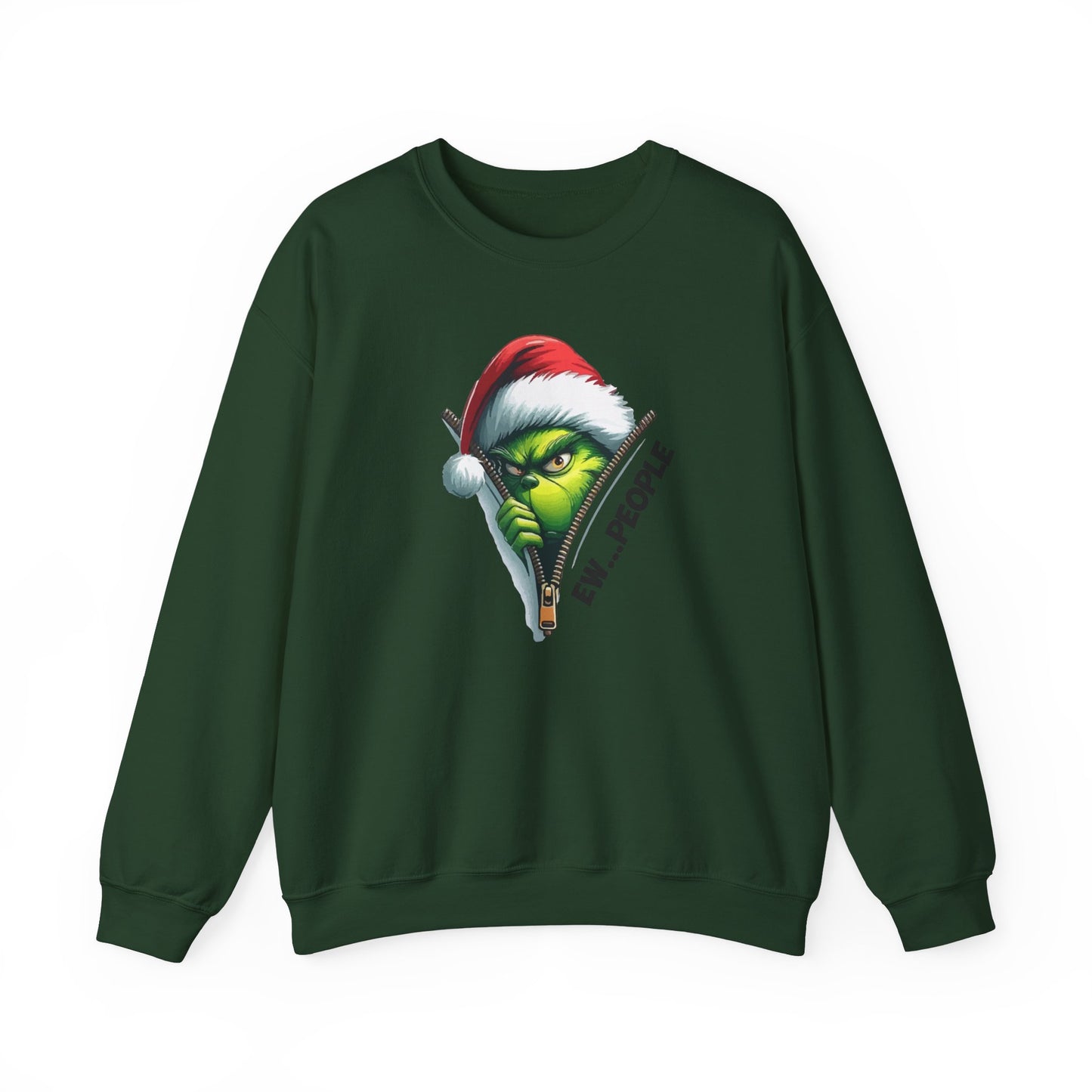 Grinch Ew..People Crewneck Sweatshirt