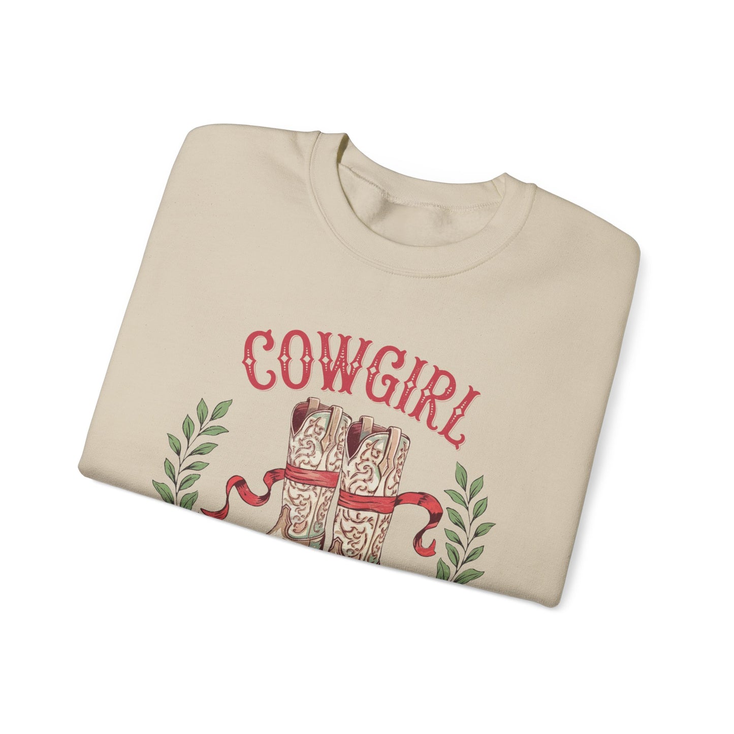 Cowgirl Christmas Club Crewneck Sweatshirt