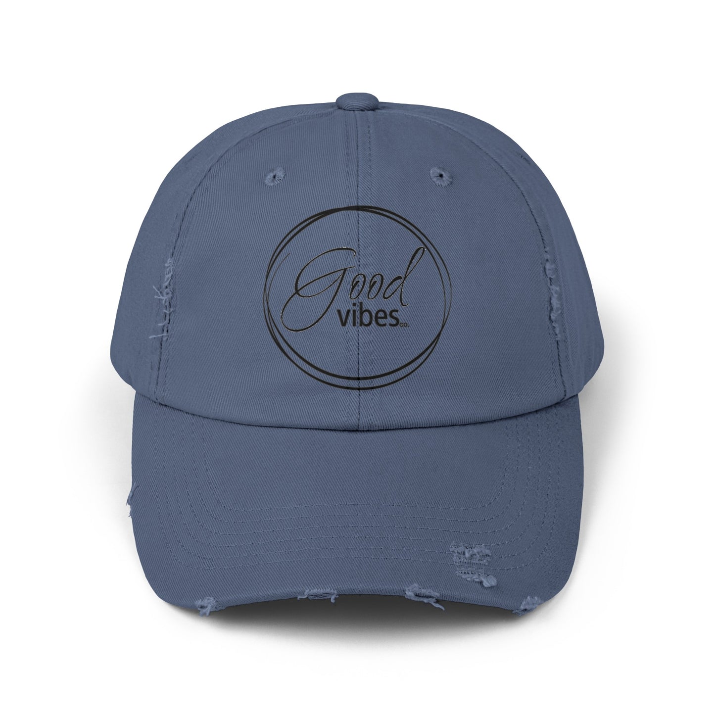 Good Vibes LOGO Distressed Hat