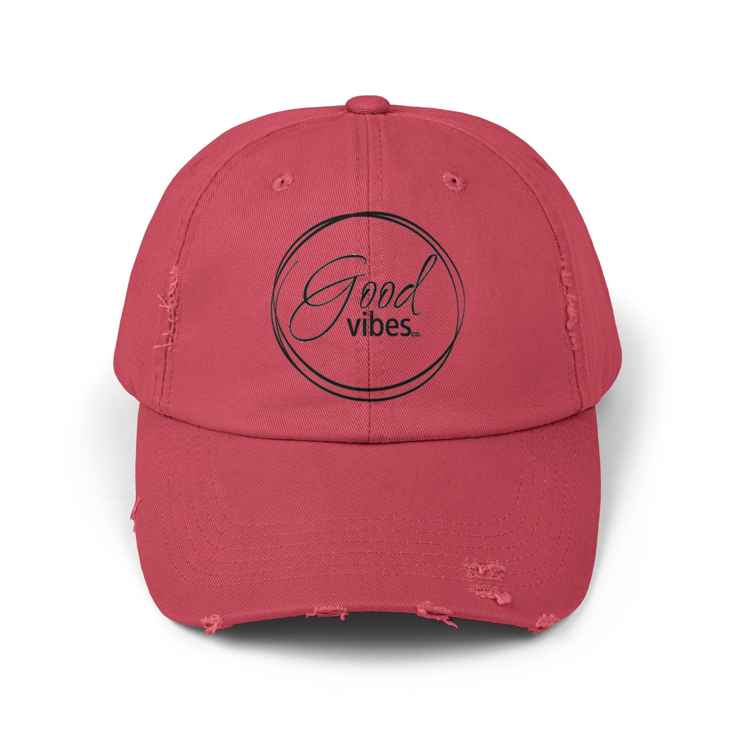 Good Vibes LOGO Distressed Hat