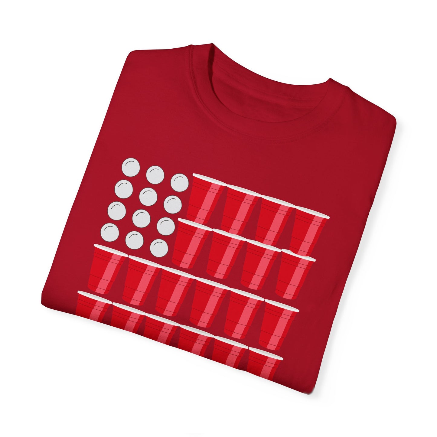 Beer Pong Flag T-Shirt