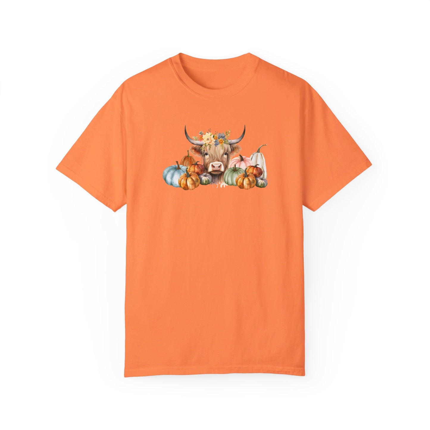 Highland Cow Pumpkin T-Shirt