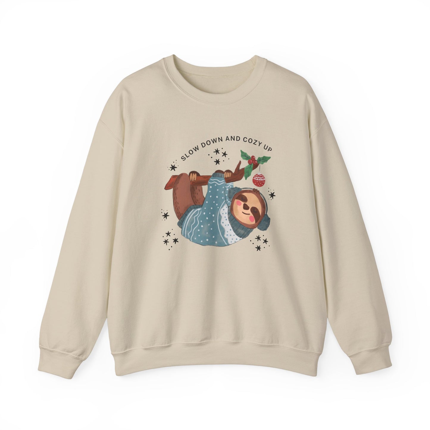 Slow Down and Cozy Up Crewneck Sweatshirt