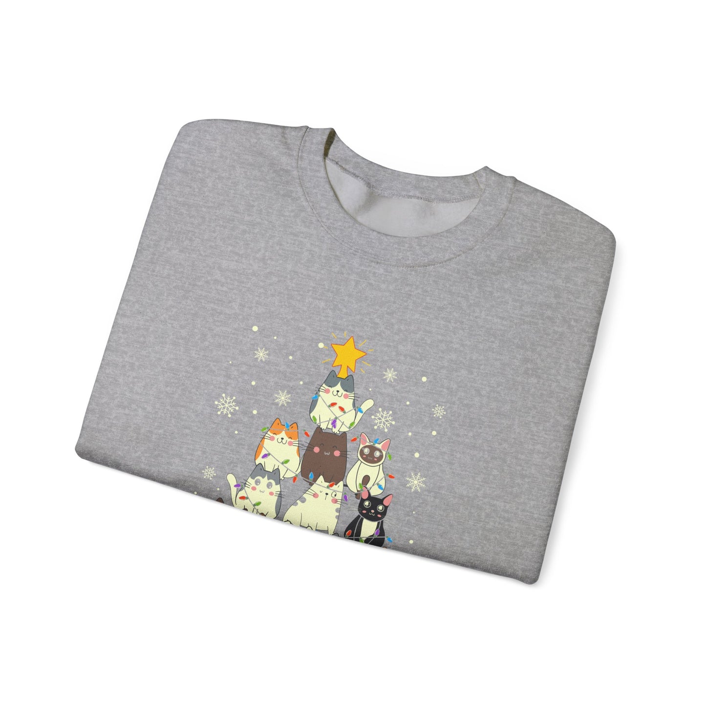 Meowy Christmas Crewneck Sweatshirt