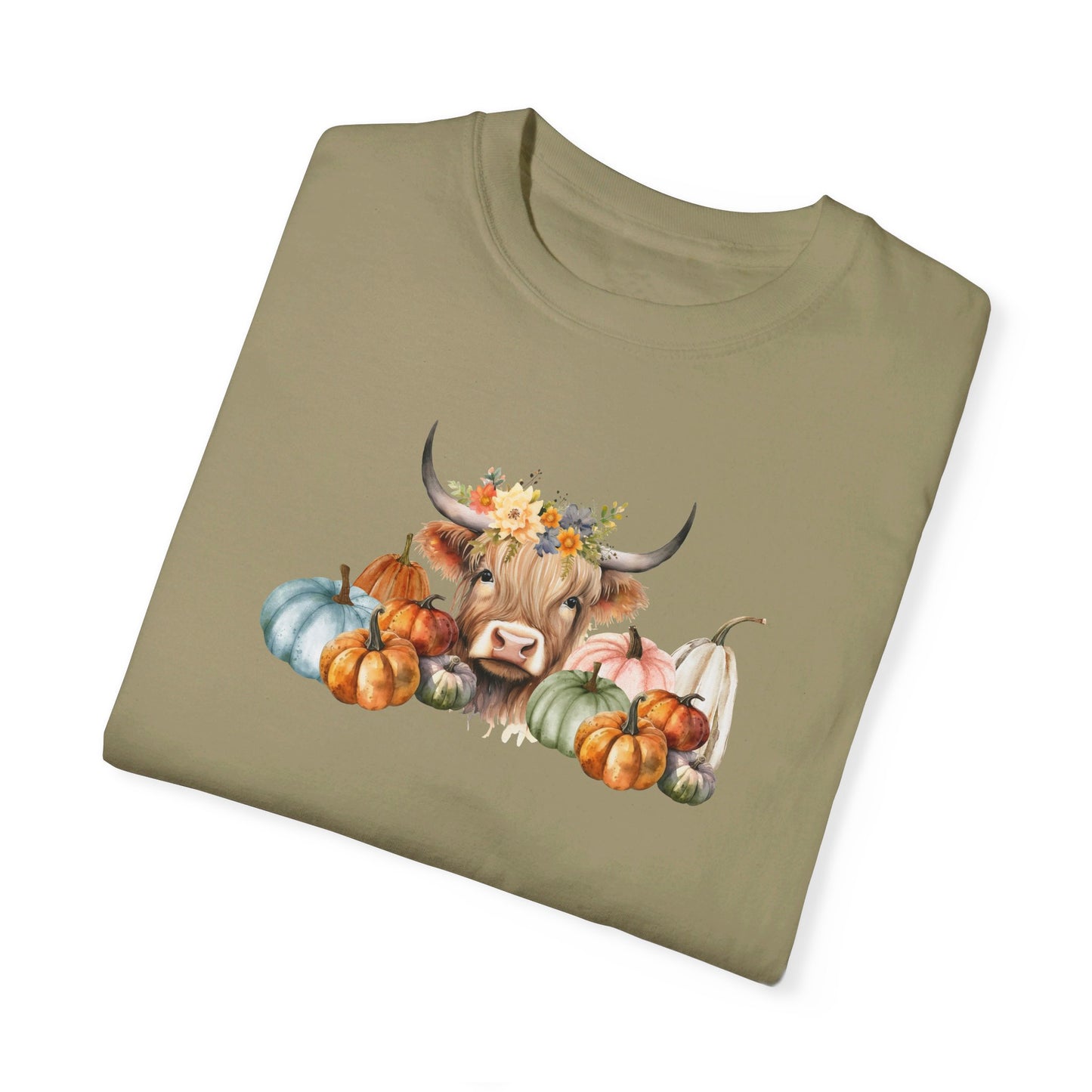 Highland Cow Pumpkin T-Shirt