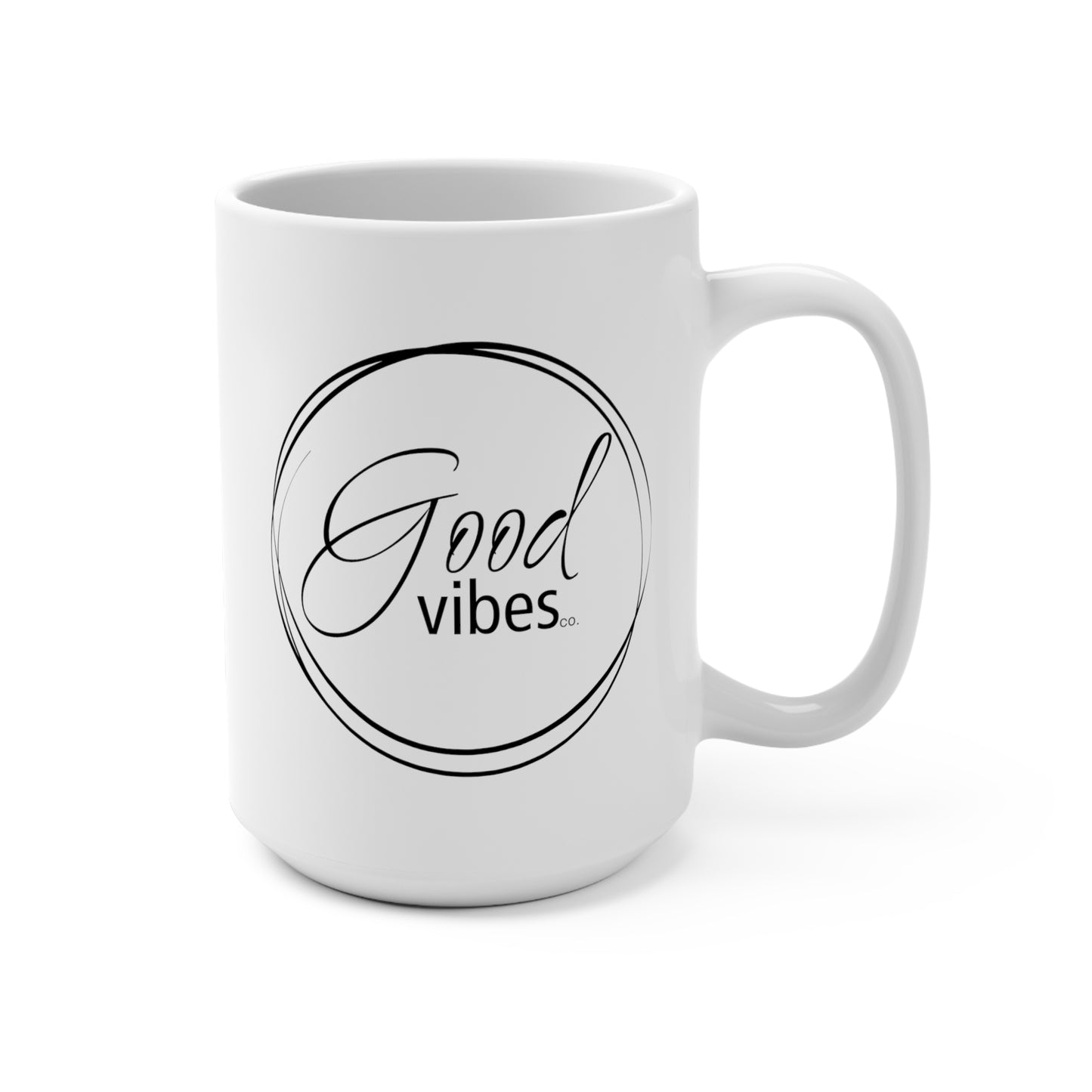 Good Vibes LOGO 15oz Mug - White