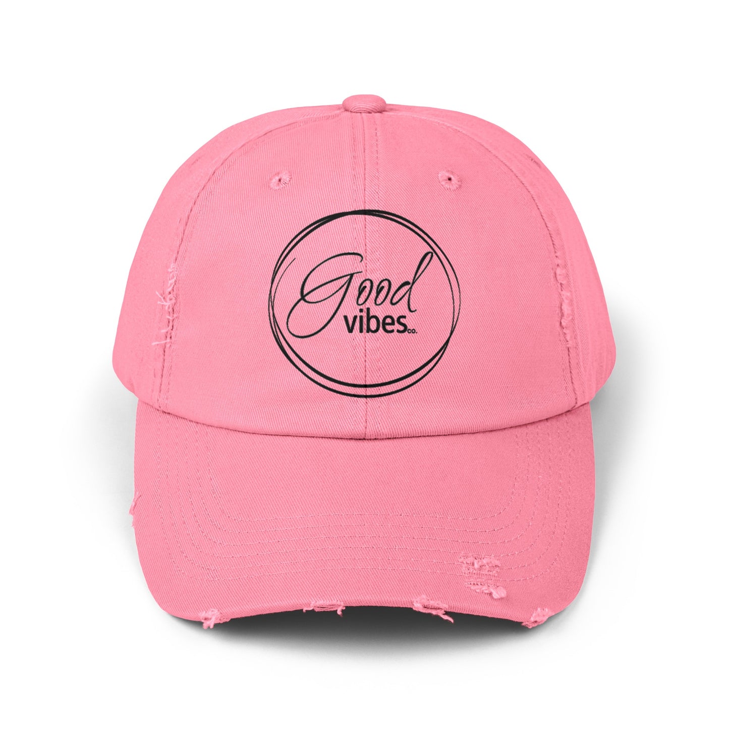 Good Vibes LOGO Distressed Hat