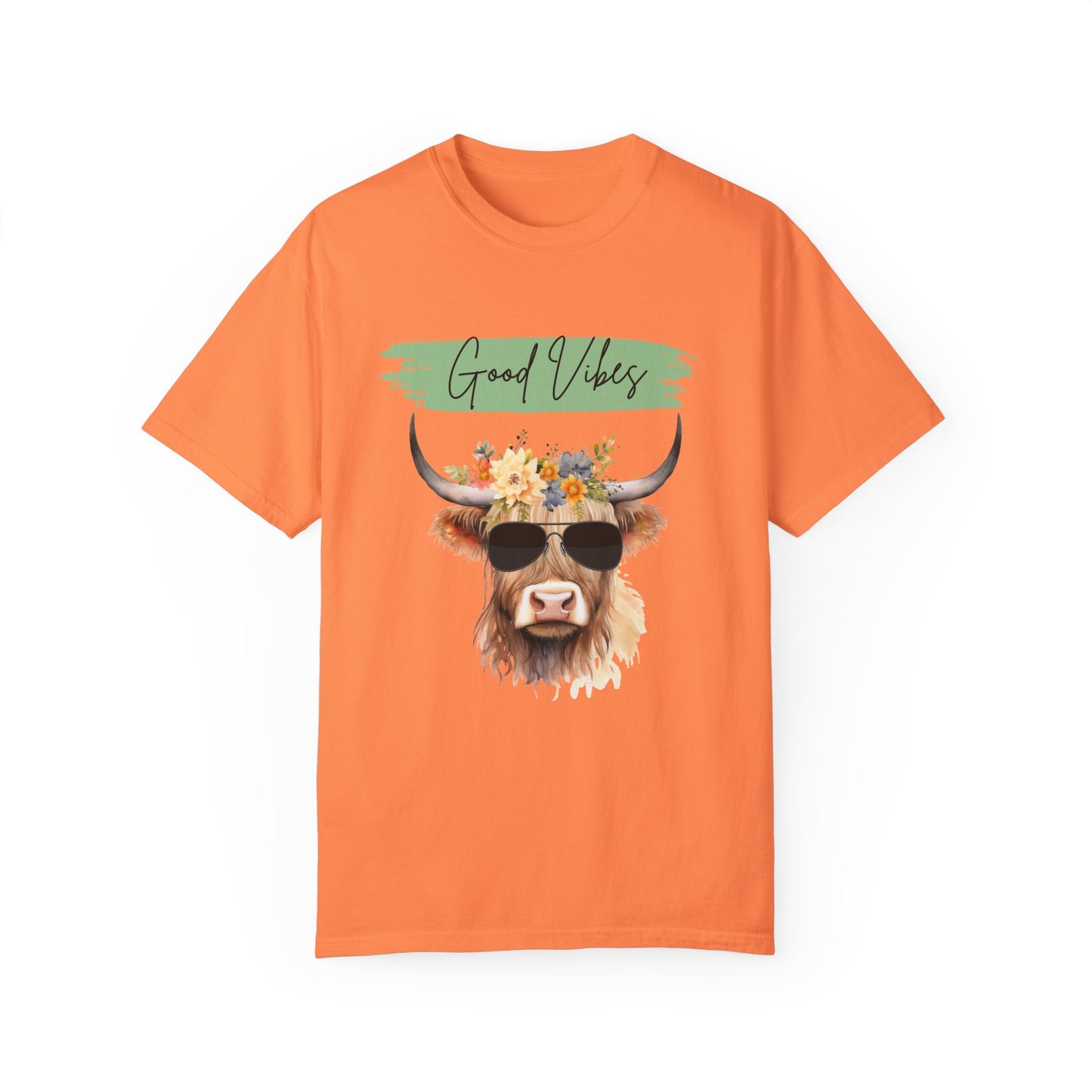 Good Vibes Highland Cow T-Shirt