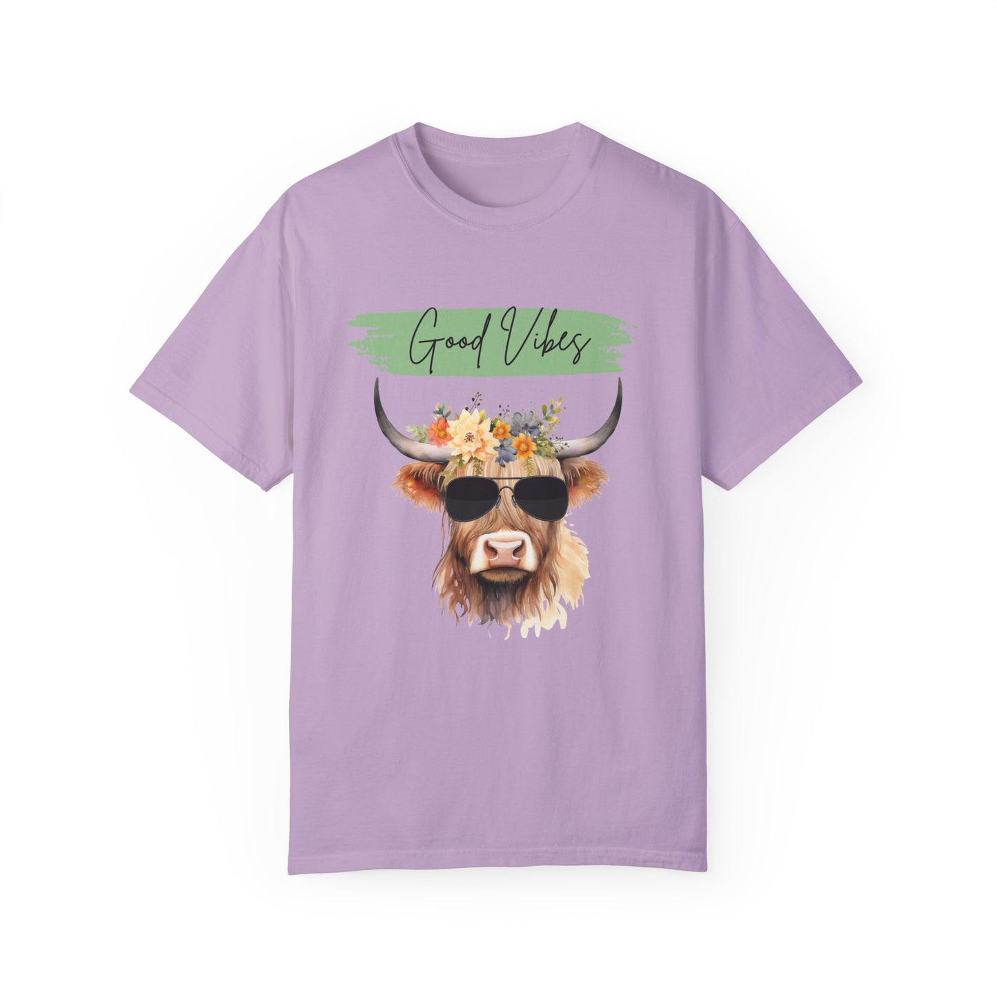 Good Vibes Highland Cow T-Shirt