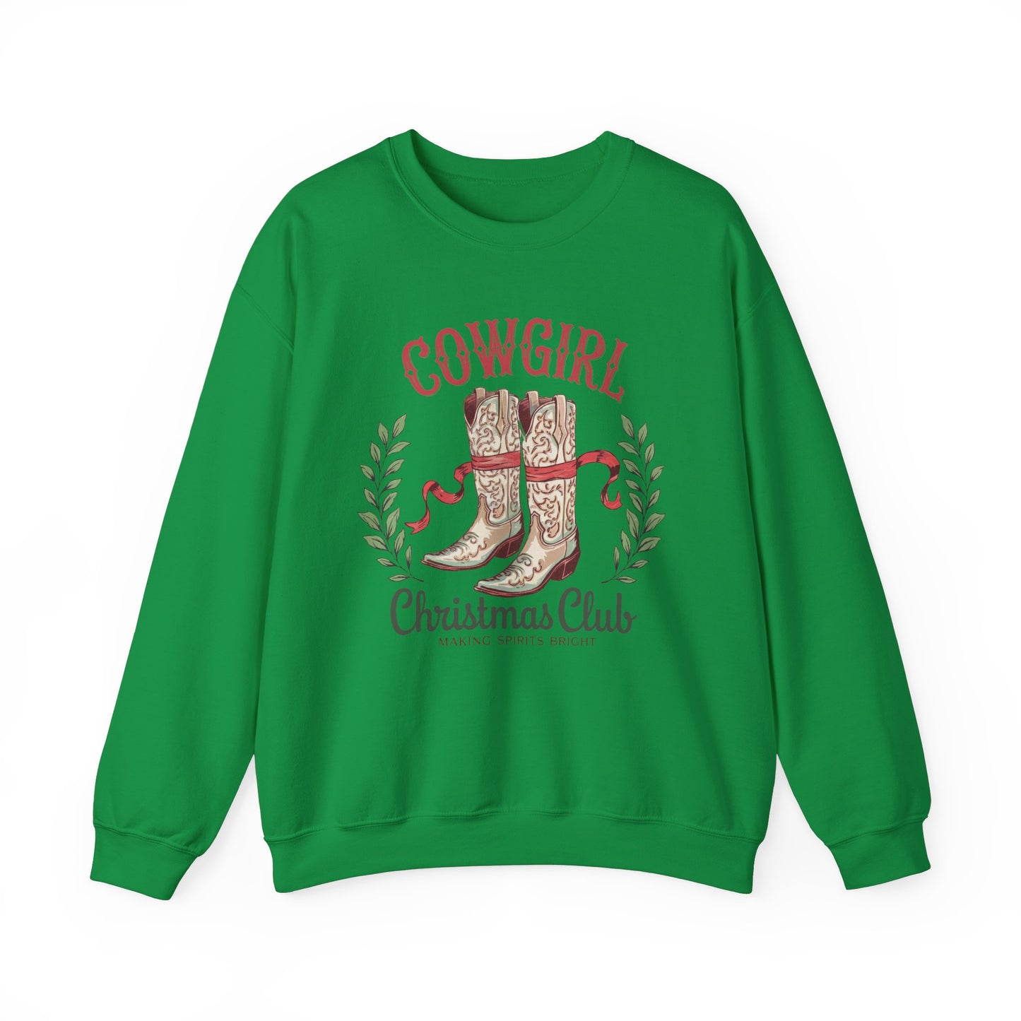 Cowgirl Christmas Club Crewneck Sweatshirt