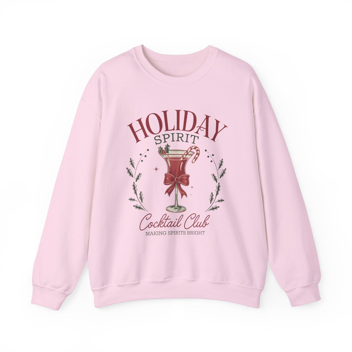 Holiday Spirit Cocktail Club Crewneck Sweatshirt