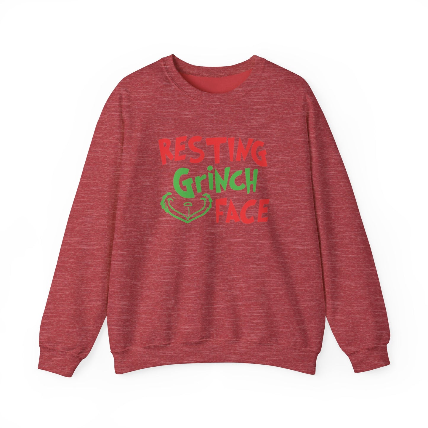 Resting Grinch Face Crewneck Sweatshirt