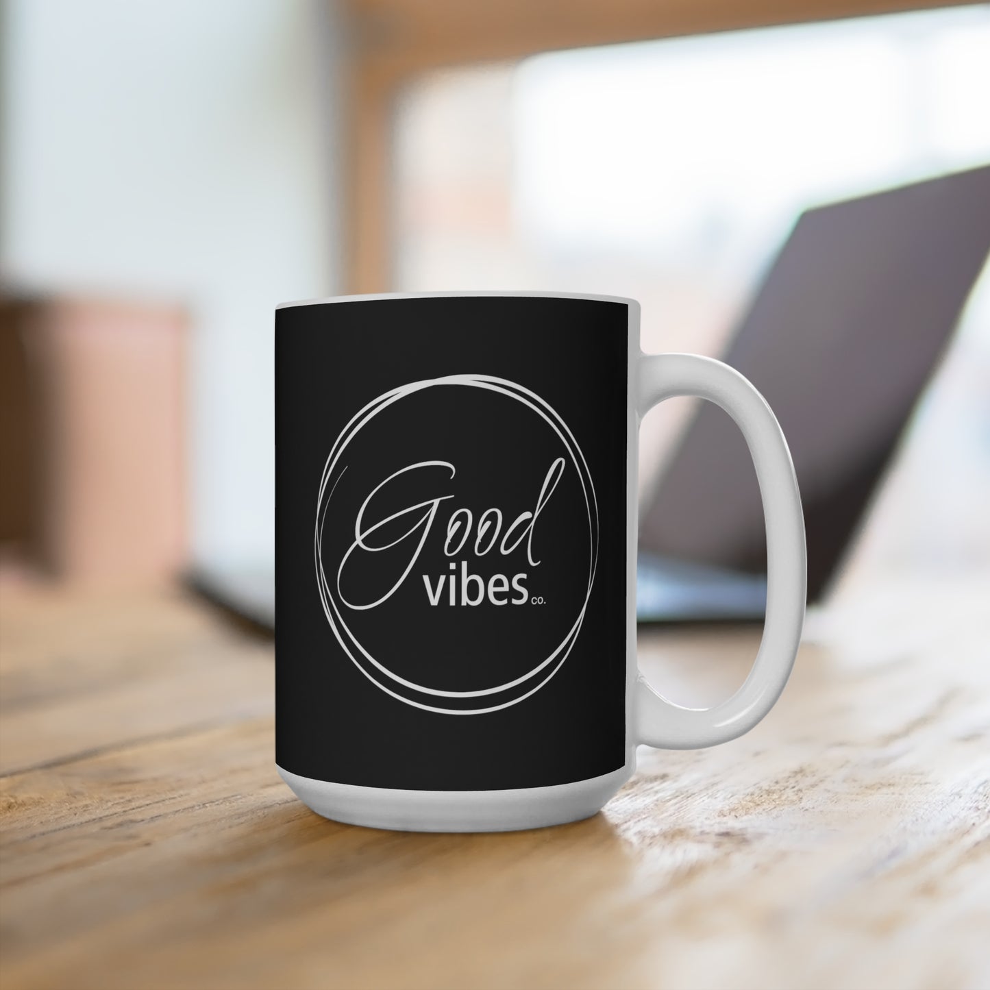 Good Vibes LOGO 15oz Mug - Black