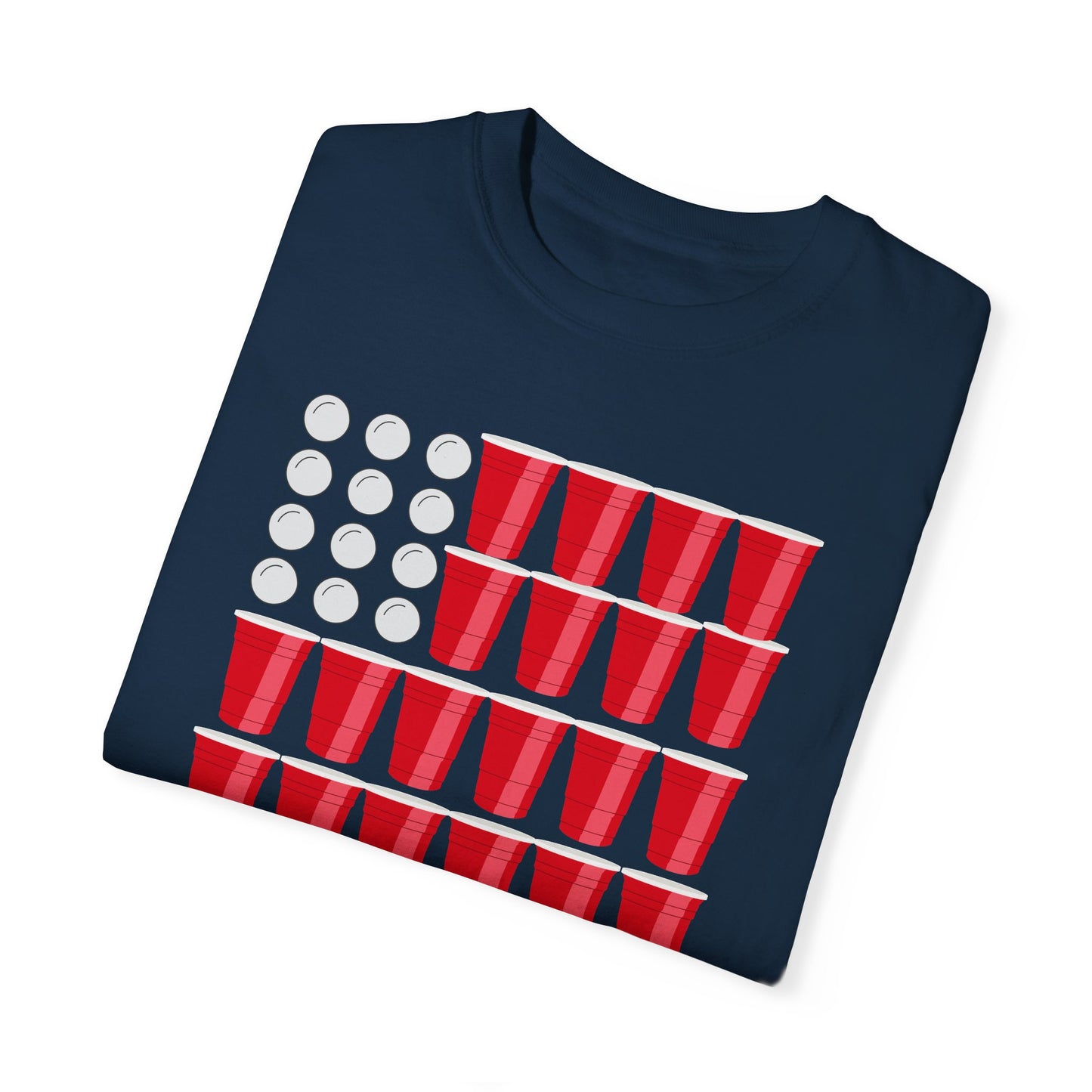 Beer Pong Flag T-Shirt