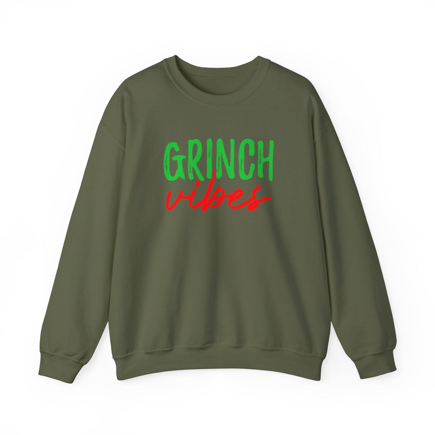 Grinch Vibes Crewneck Sweatshirt