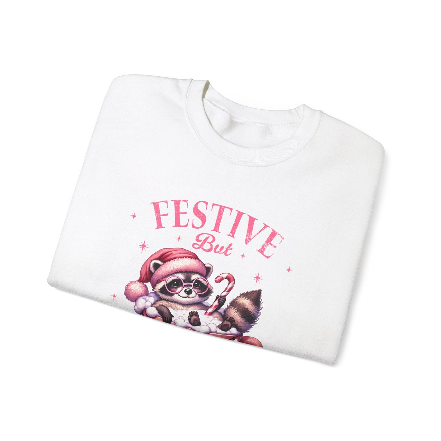 Festive But Feral Crewneck Sweatshirt