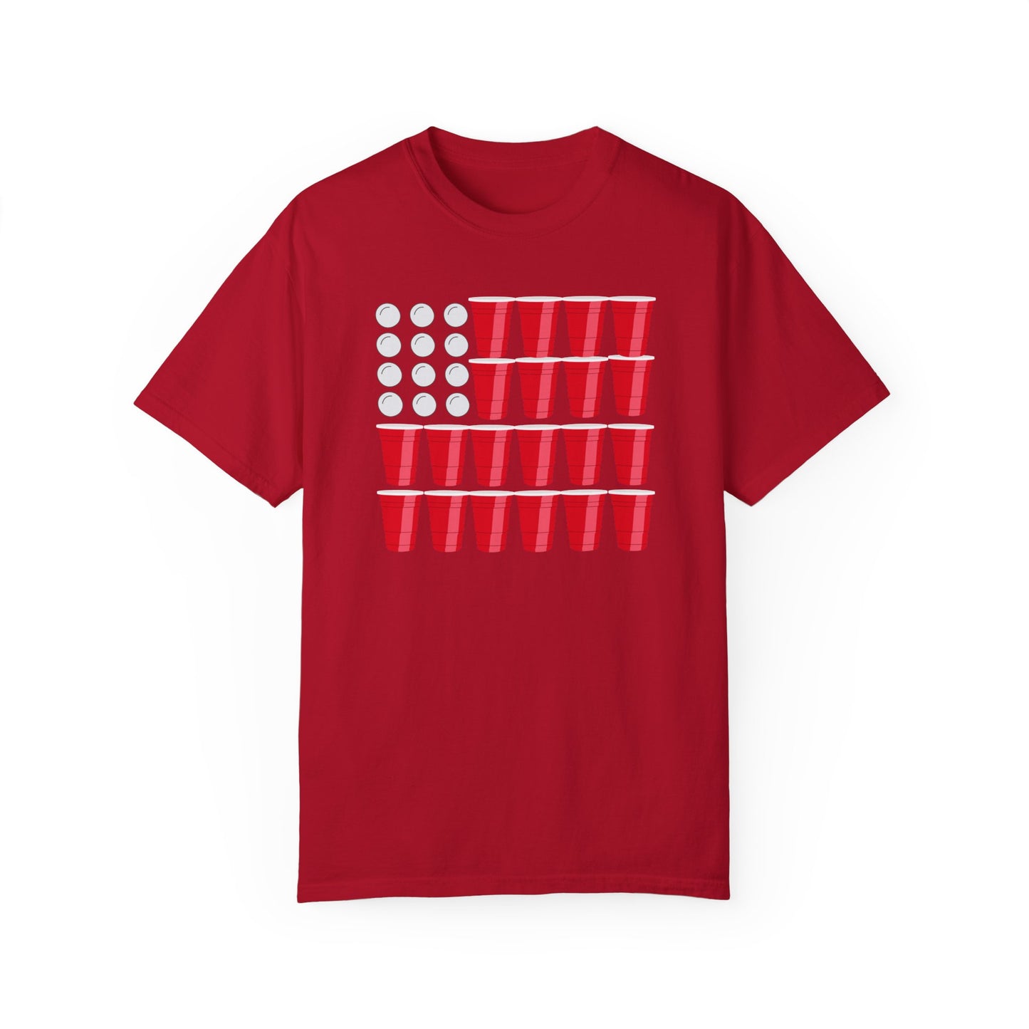 Beer Pong Flag T-Shirt