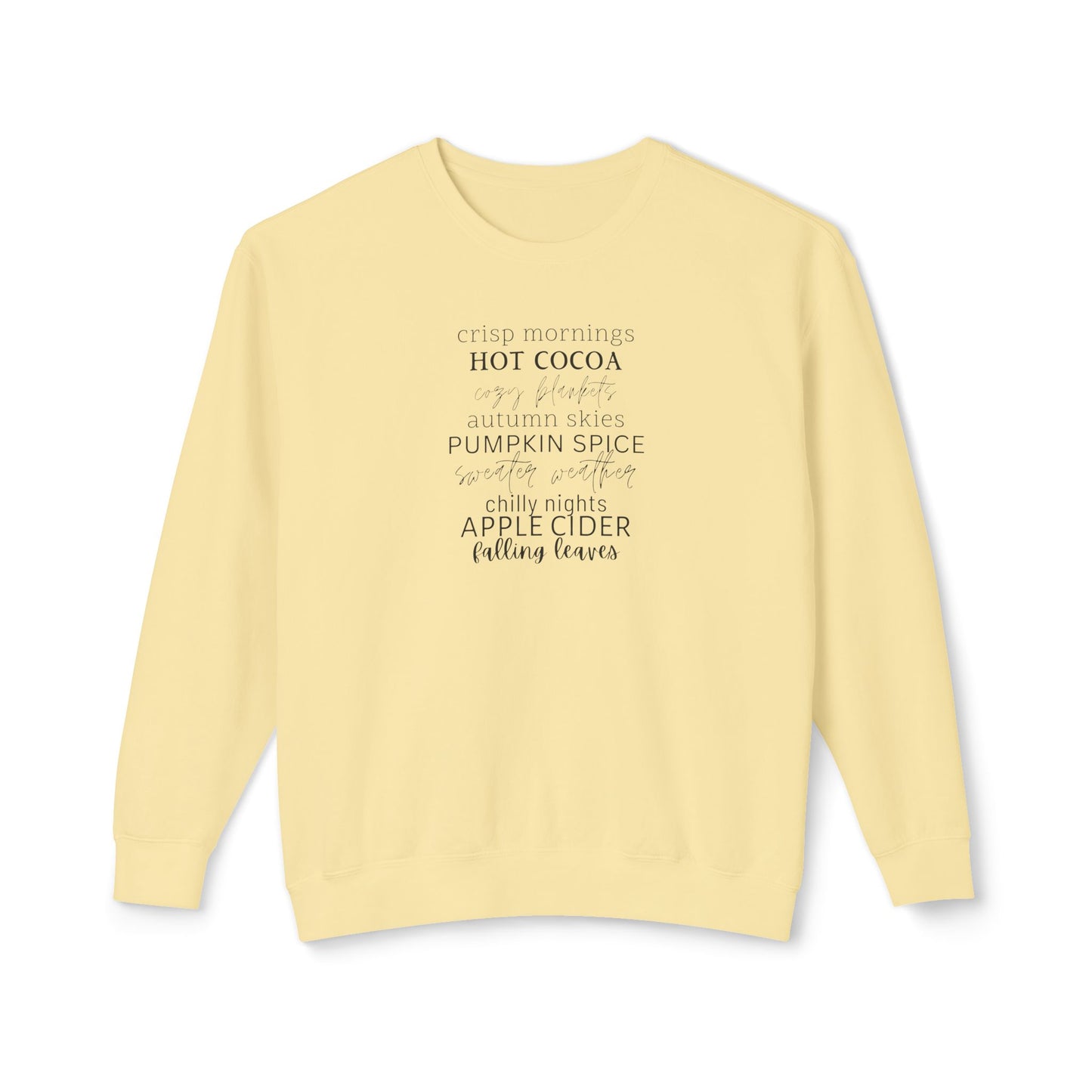 Fall Activities Lightweight Crewneck